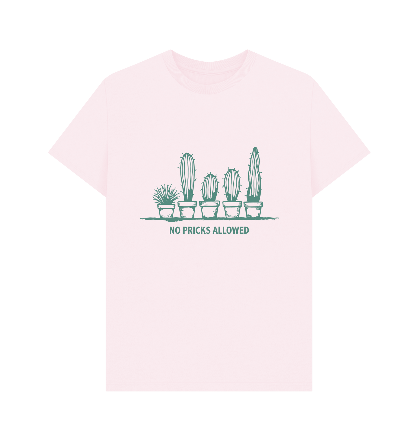 Pink Printed T-shirt Front