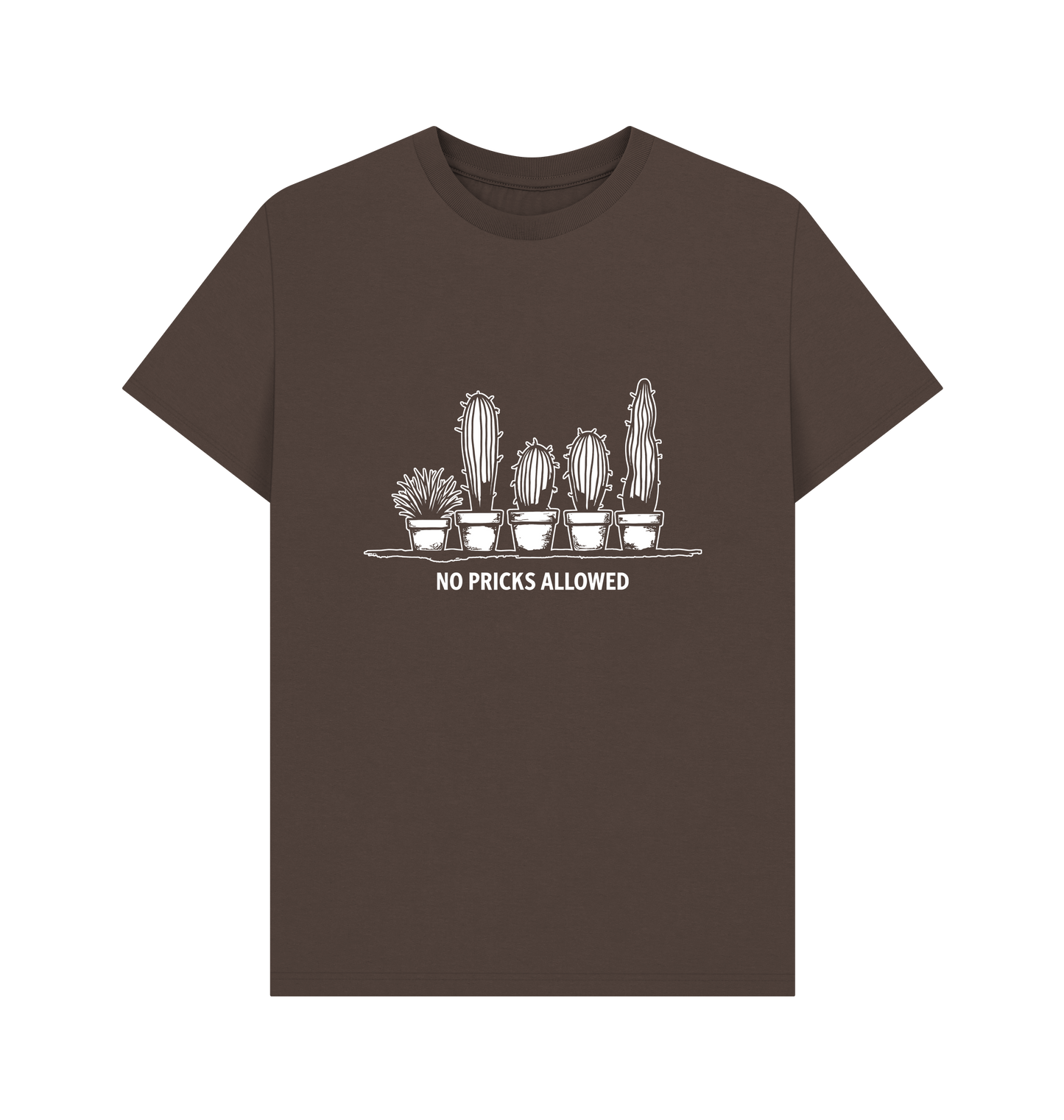 Chocolate Printed T-shirt Front