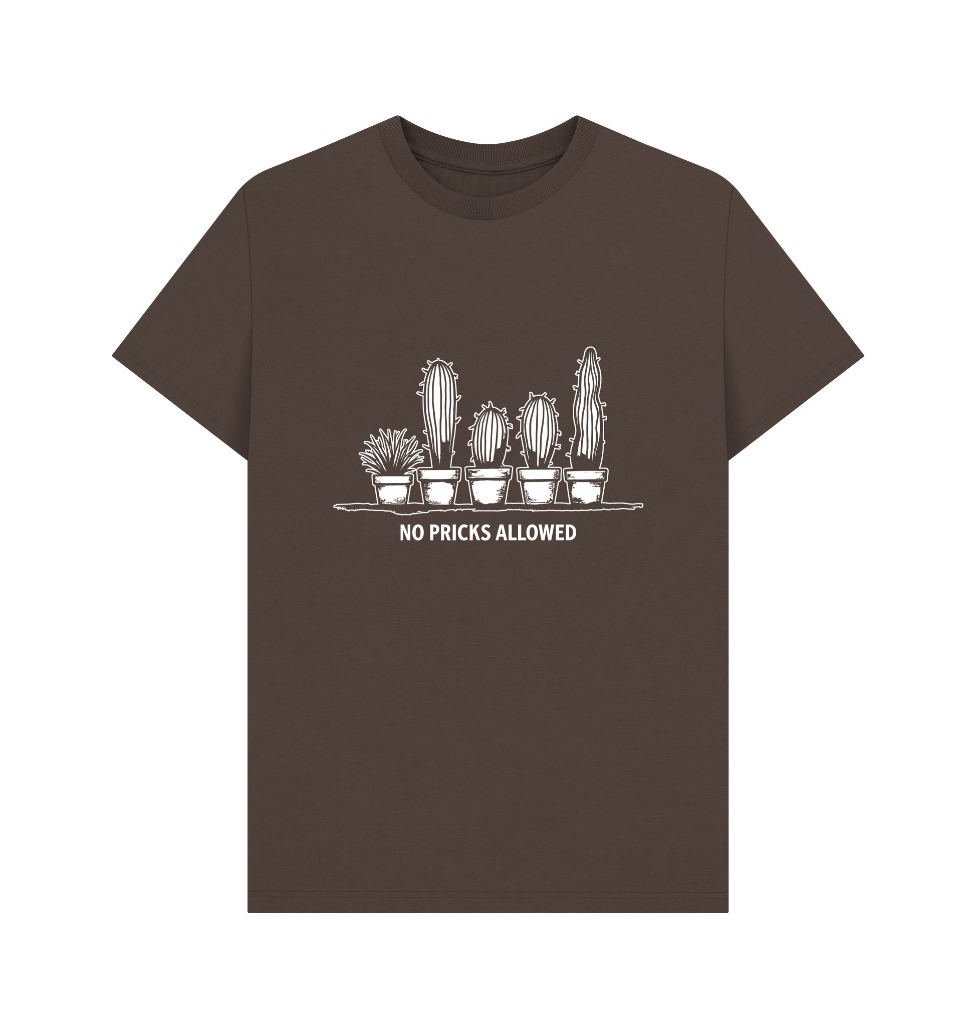 Chocolate Printed T-shirt Front