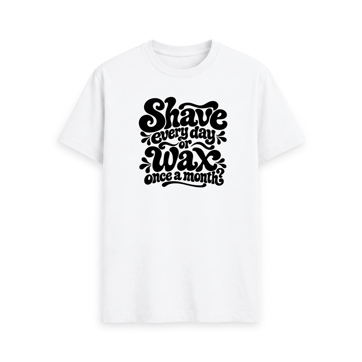 White Printed T-shirt Front