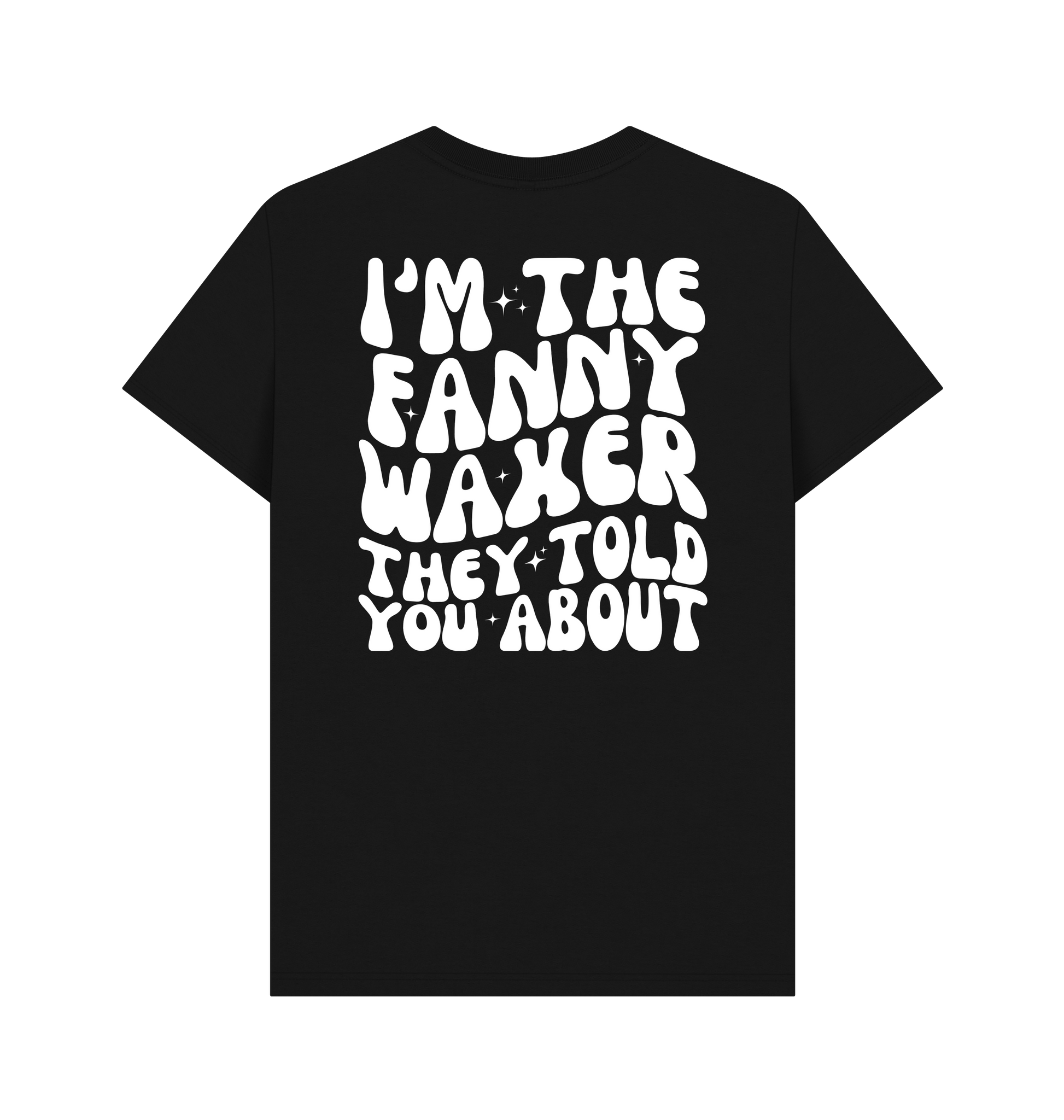 Black Printed T-shirt Back