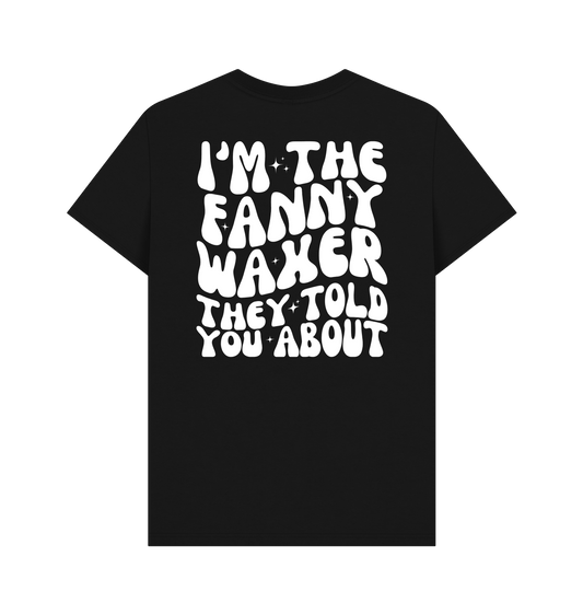 Black Printed T-shirt Back