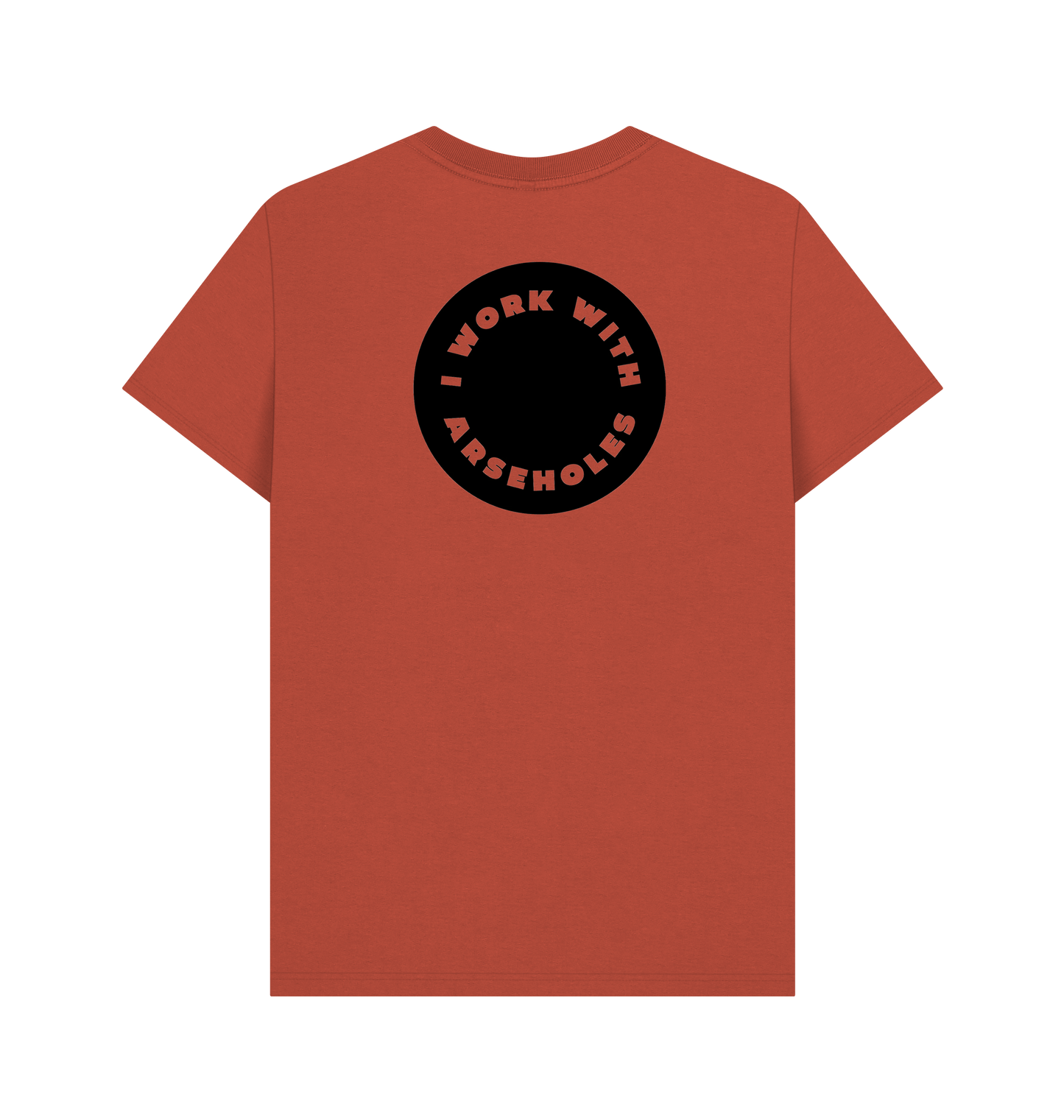 Rust Printed T-shirt Back