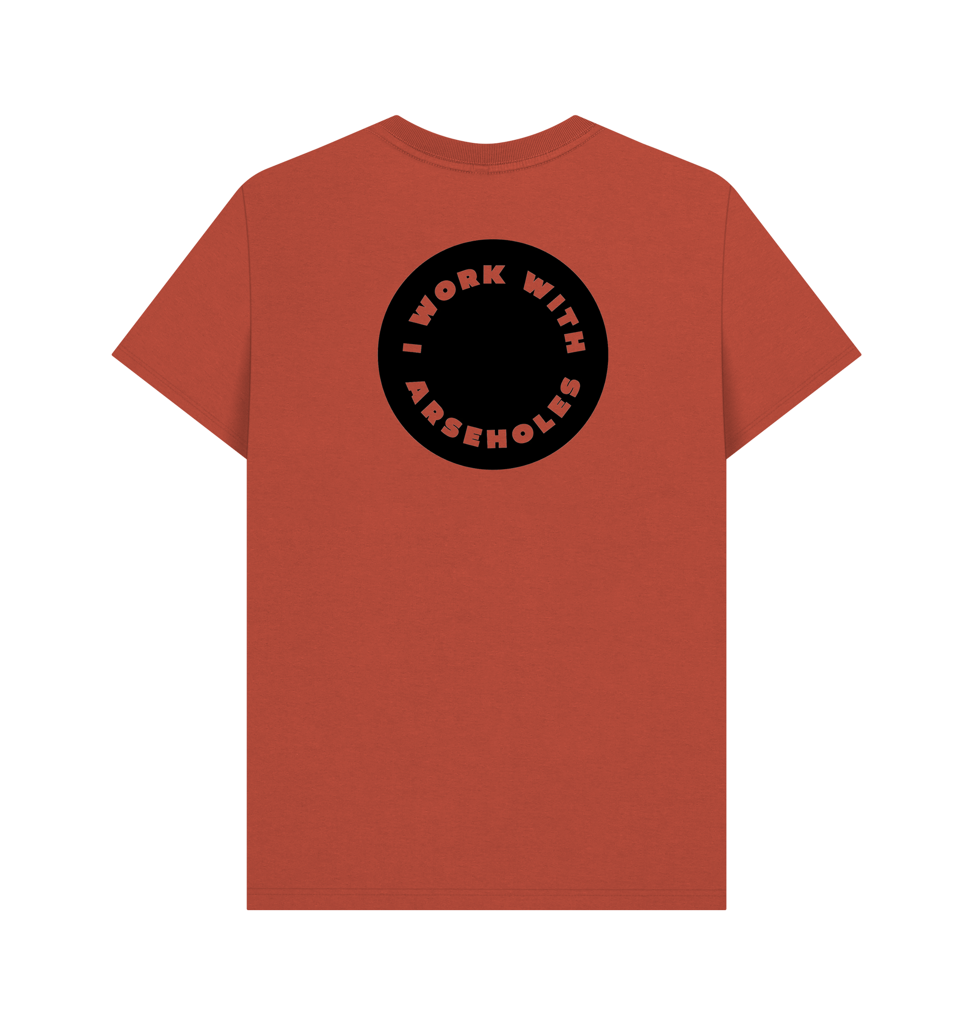 Rust Printed T-shirt Back