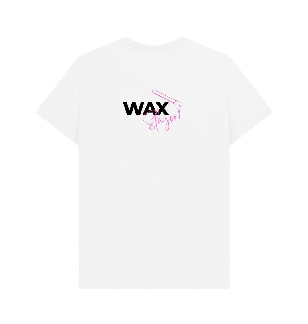 White BACK DESIGN - WAX SLAYER pink