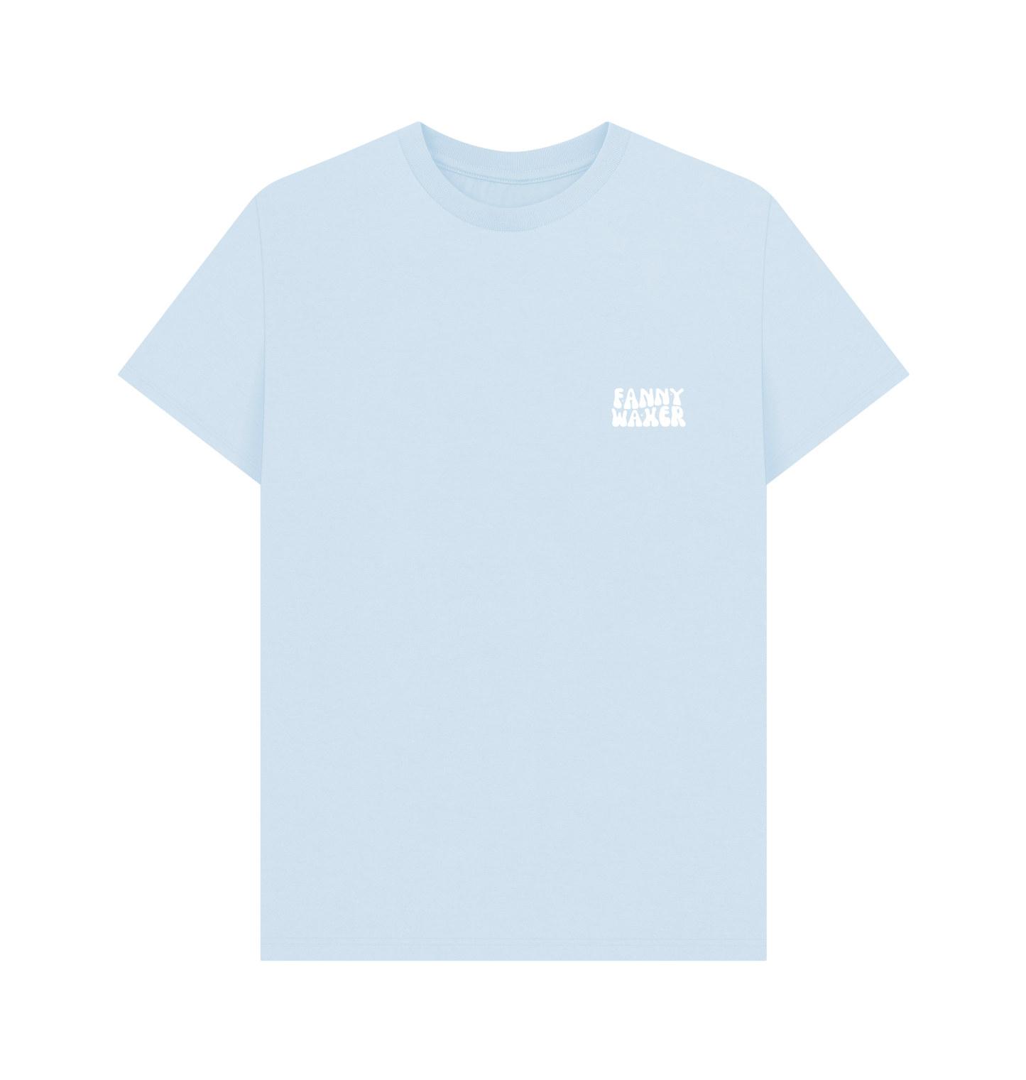 Sky Blue Printed T-shirt Front