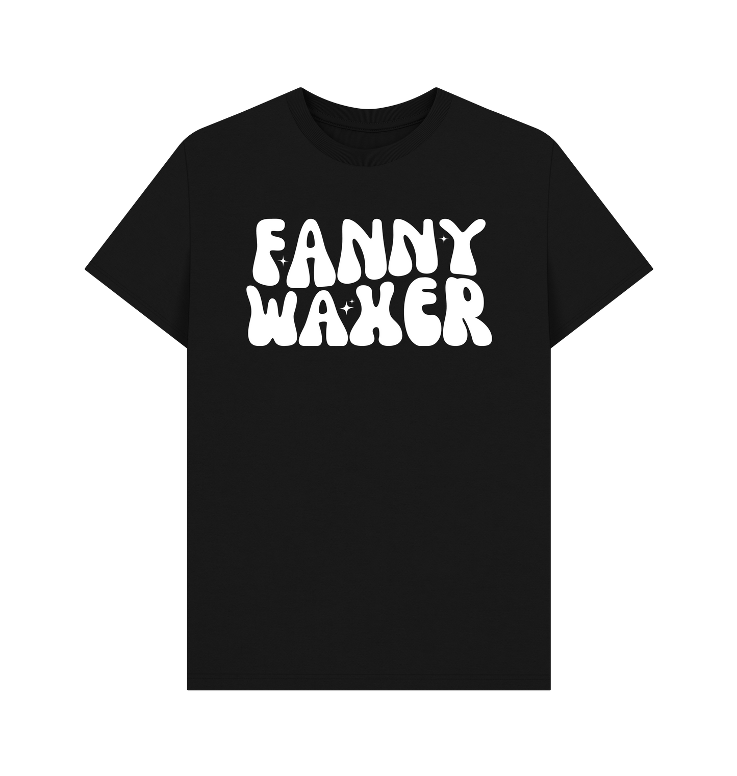 Black Printed T-shirt Front