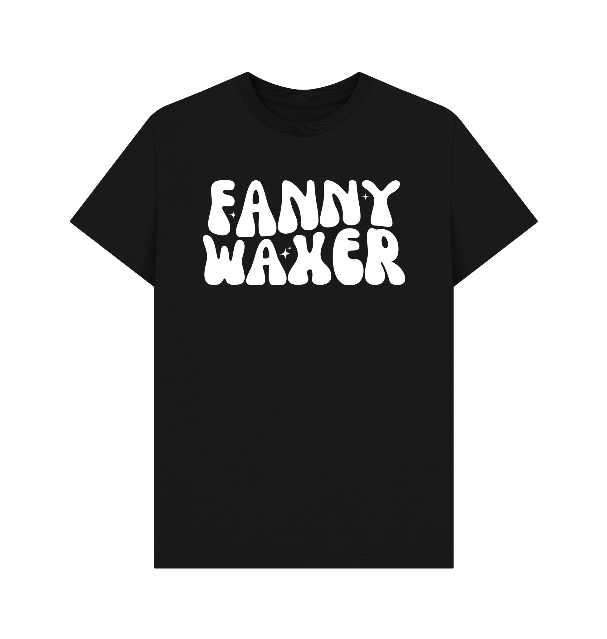 Black Printed T-shirt Front