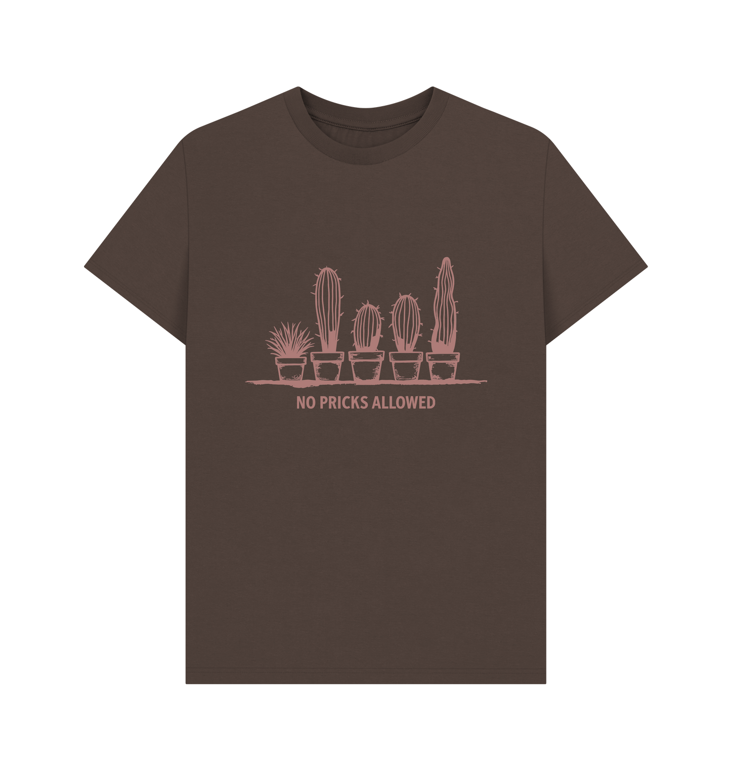 Chocolate Printed T-shirt Front