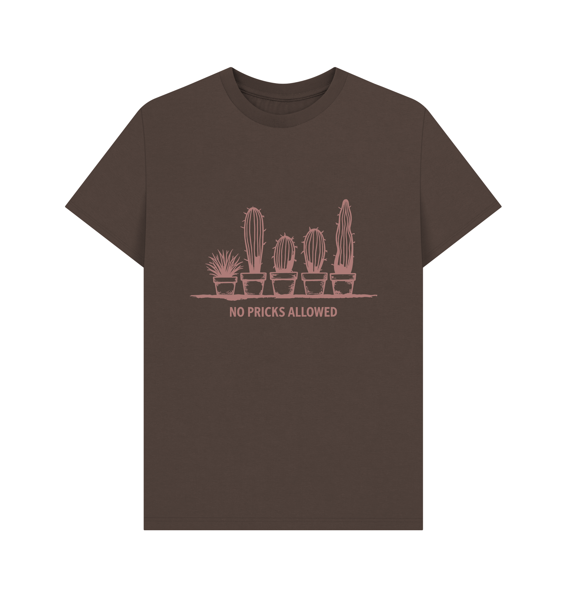 Chocolate Printed T-shirt Front