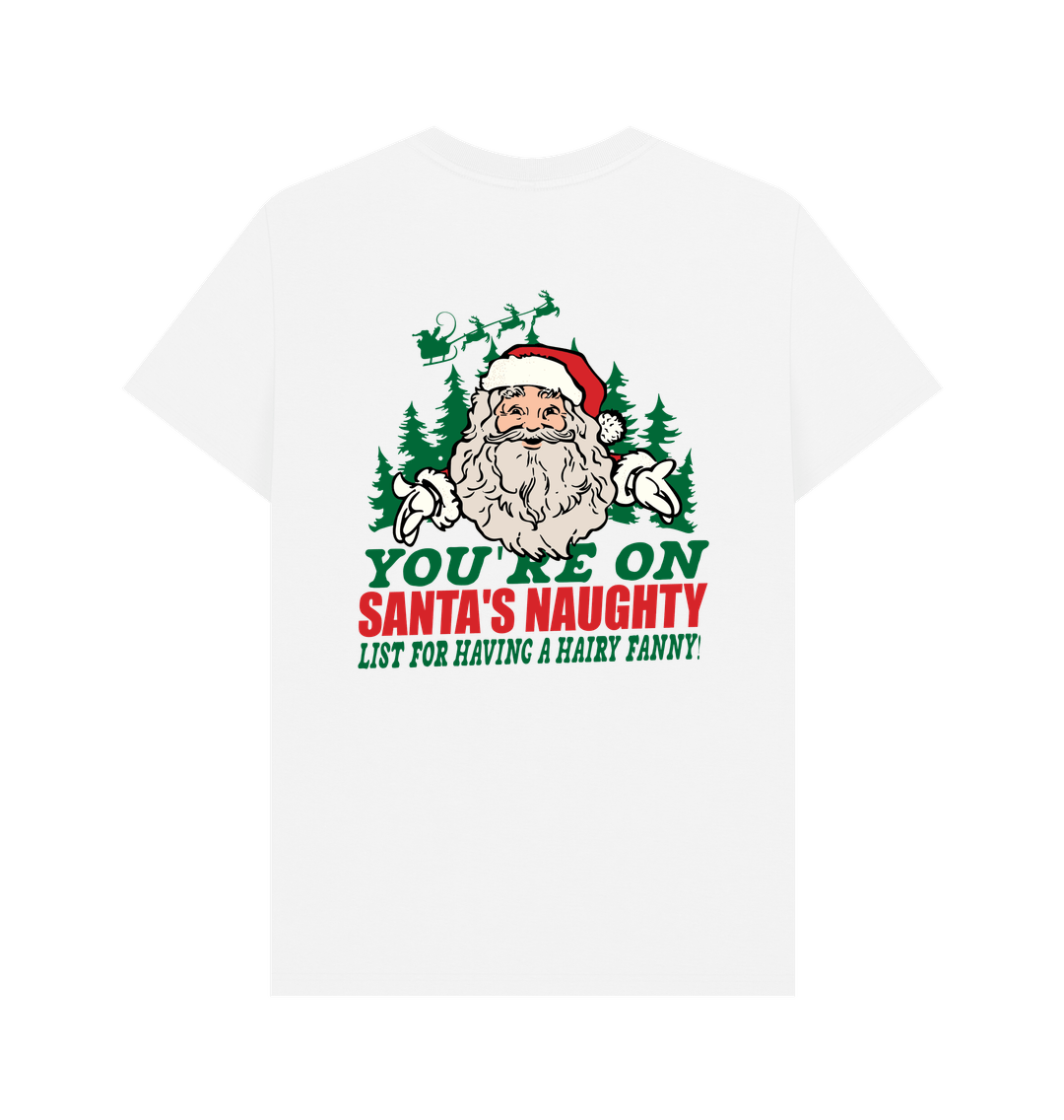White BACK DESIGN - HAIRY FANNY