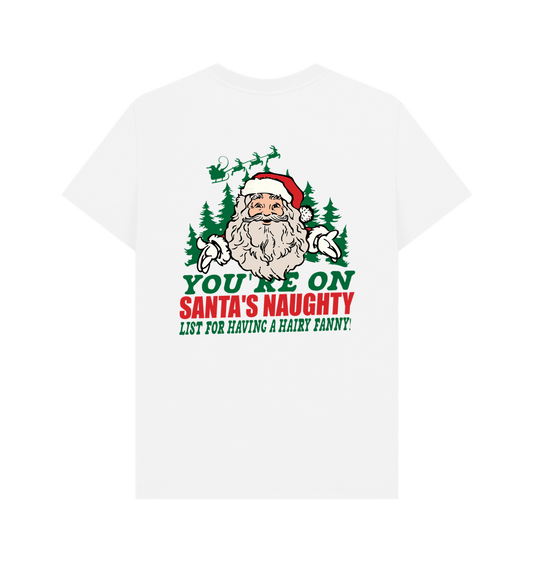 White BACK DESIGN - HAIRY FANNY