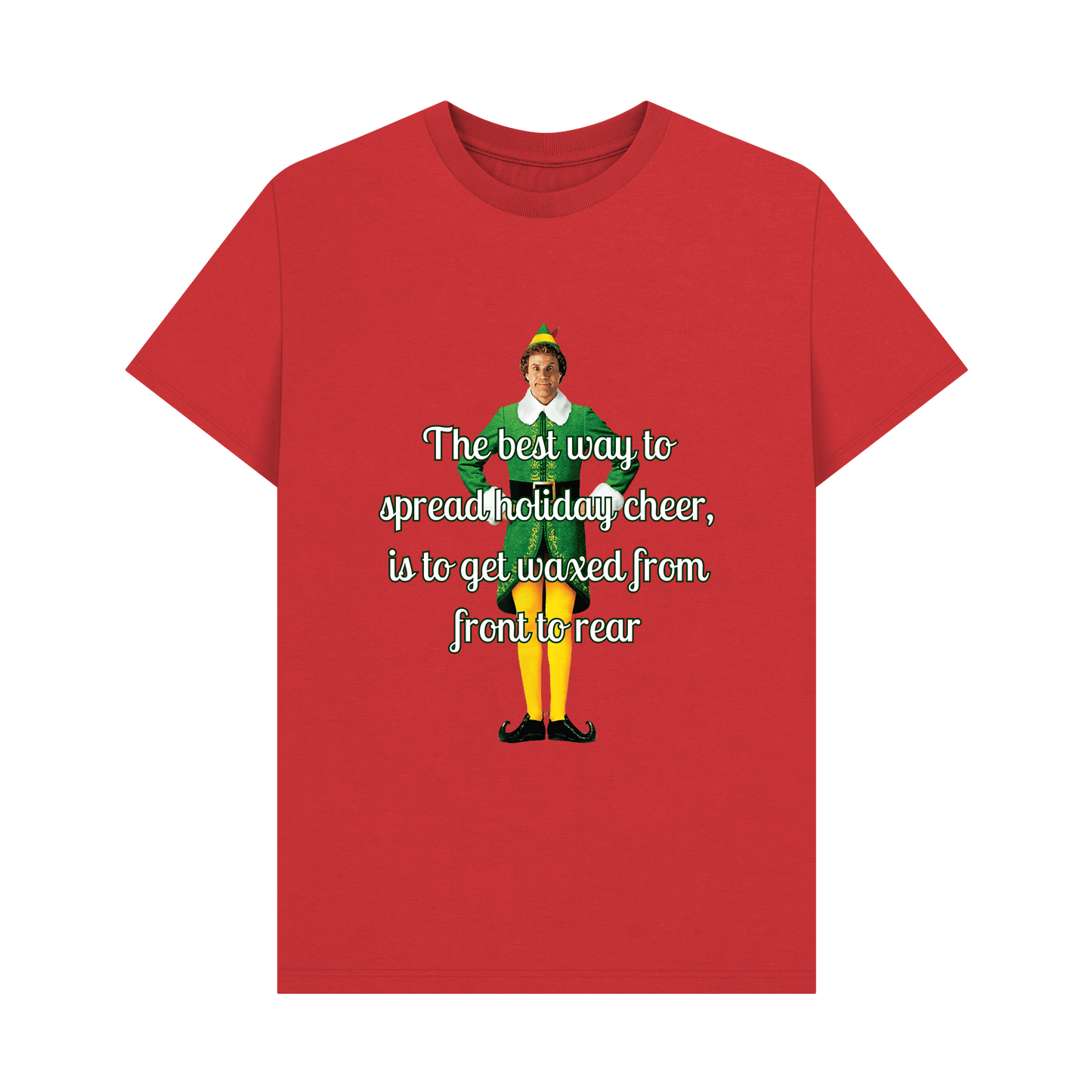 Red Printed T-shirt Front