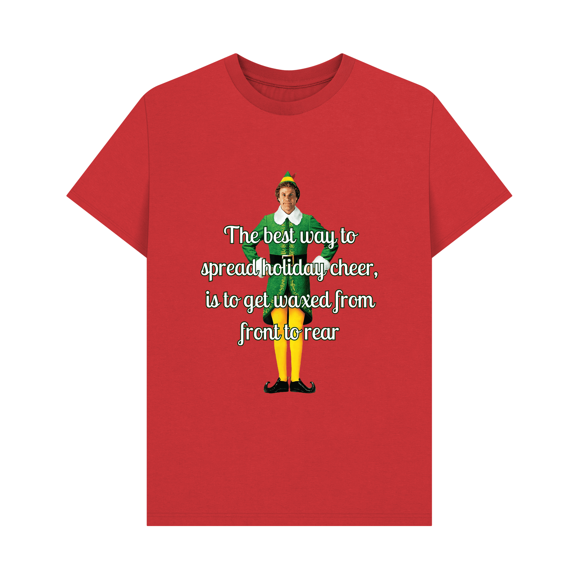 Red Printed T-shirt Front