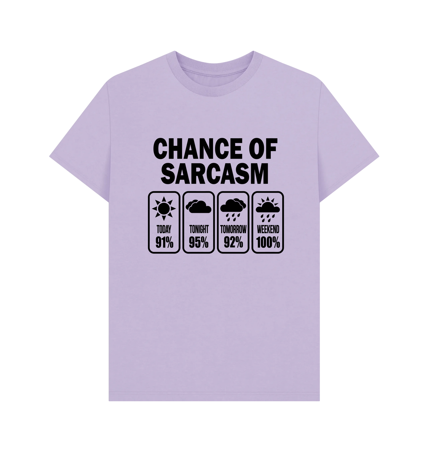 Lilac Printed T-shirt Front