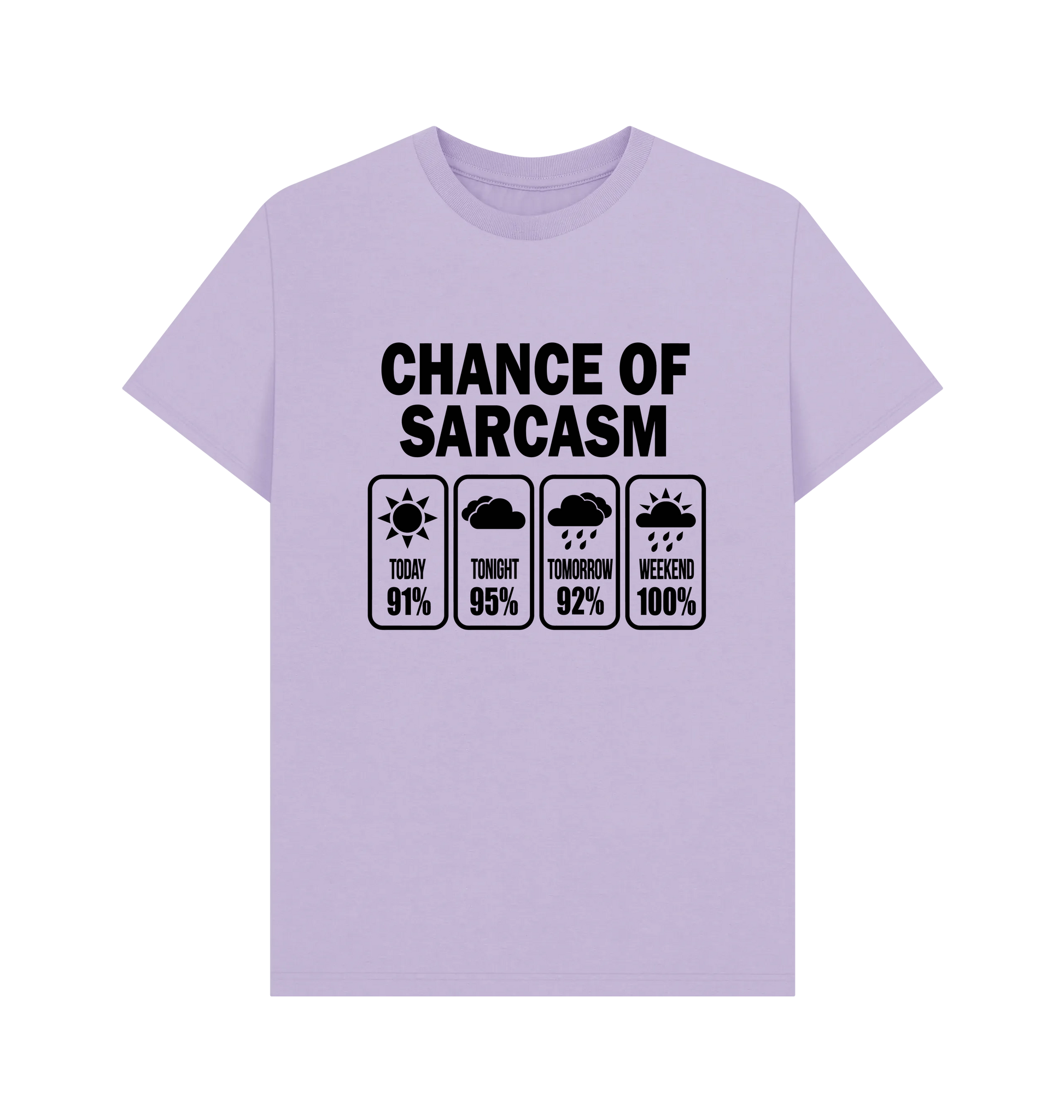 Lilac Printed T-shirt Front