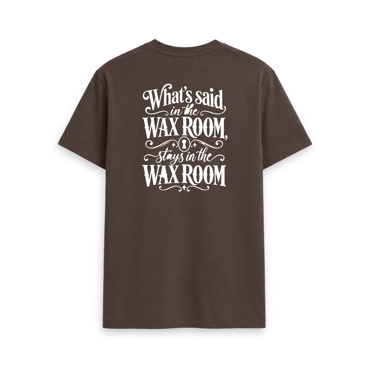 Chocolate Printed T-shirt Back