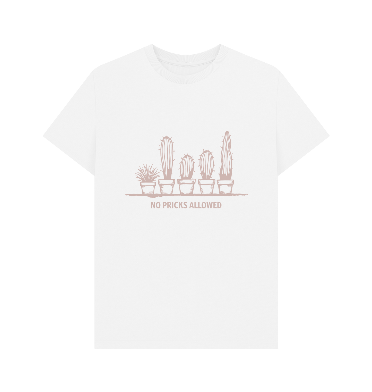 White Printed T-shirt Front