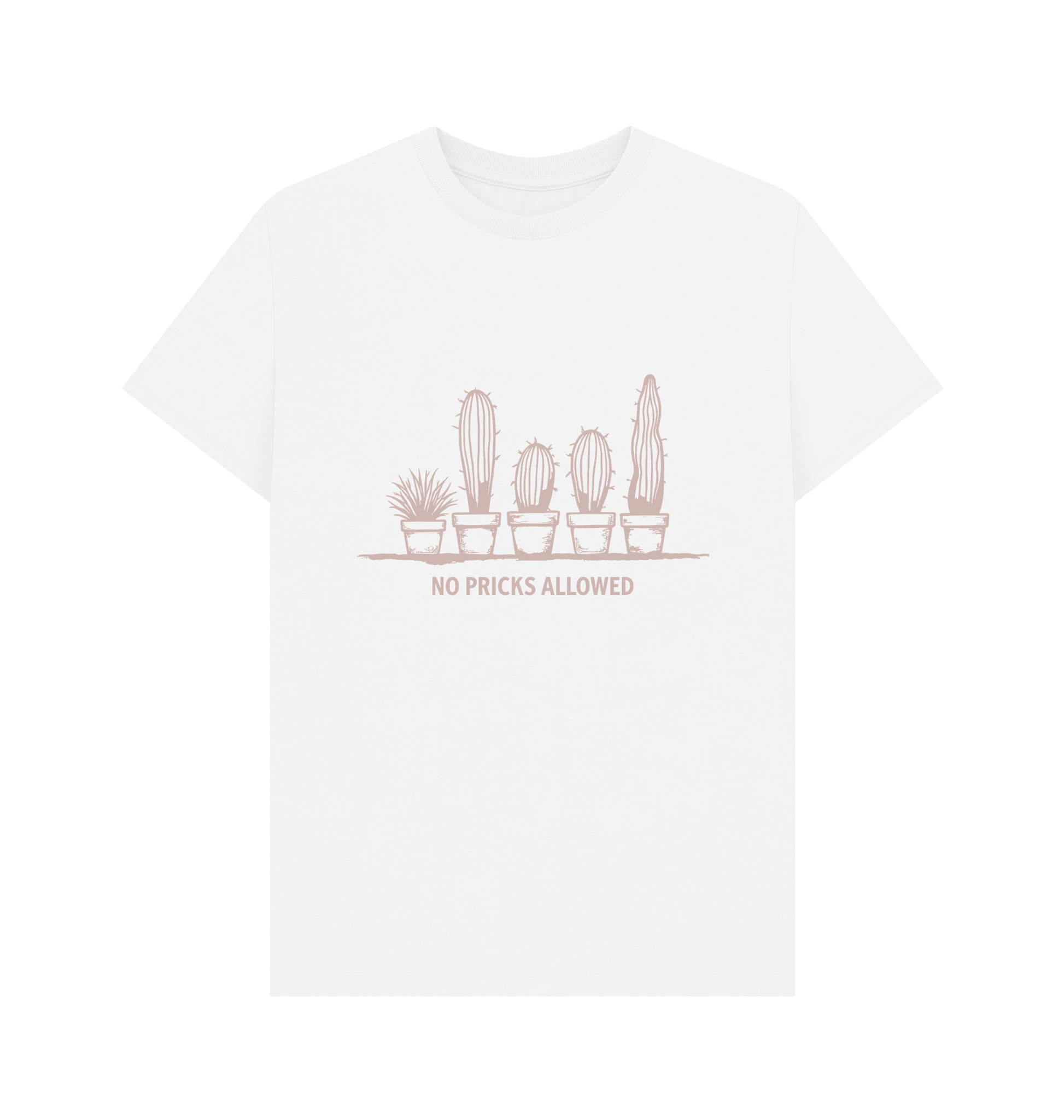White Printed T-shirt Front
