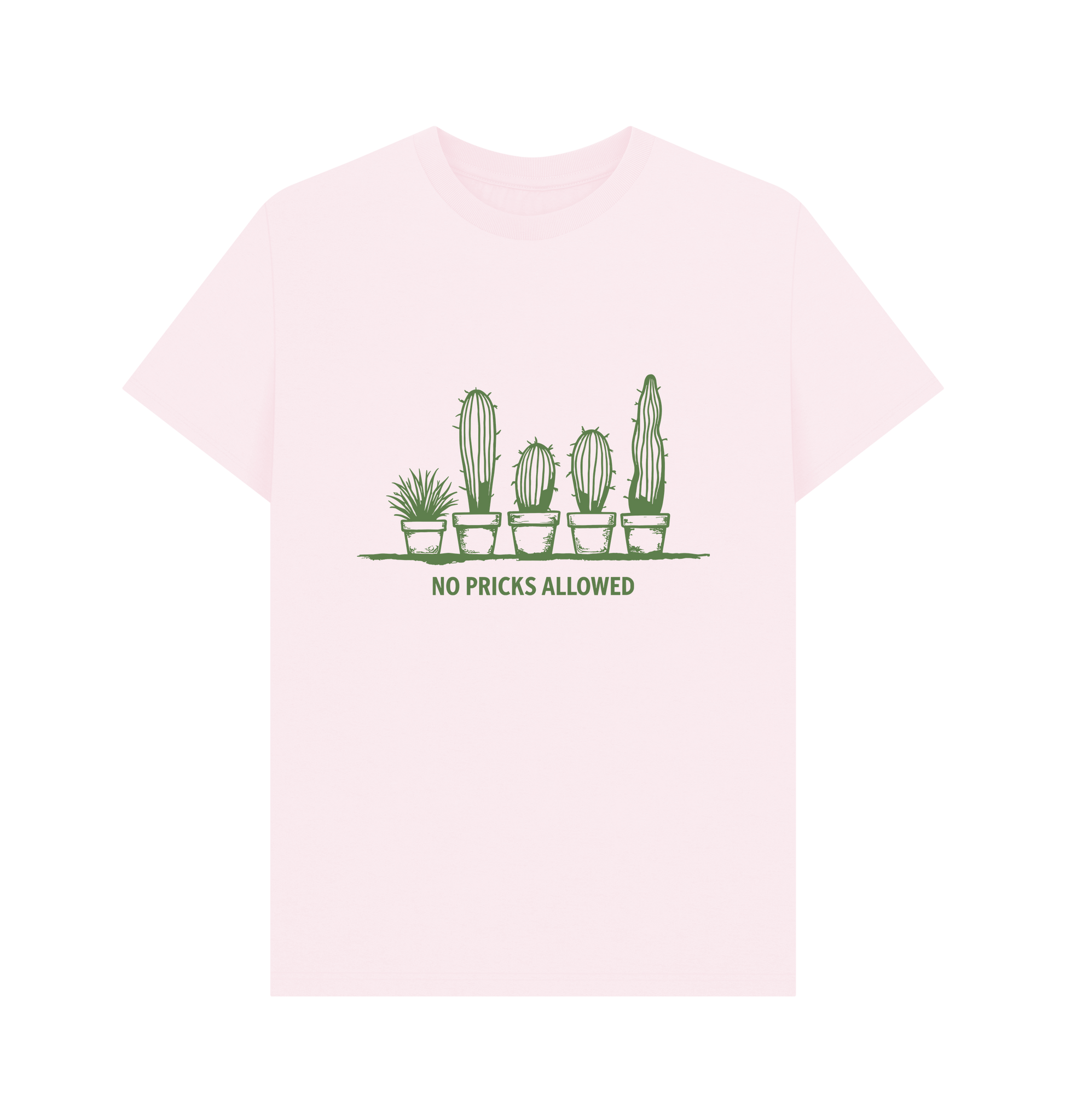 Pink Printed T-shirt Front