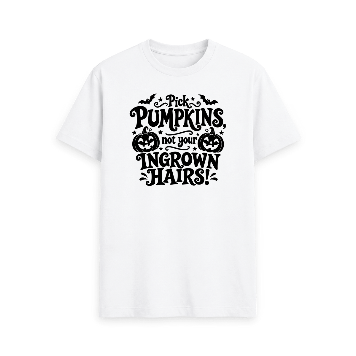 White Printed T-shirt Front