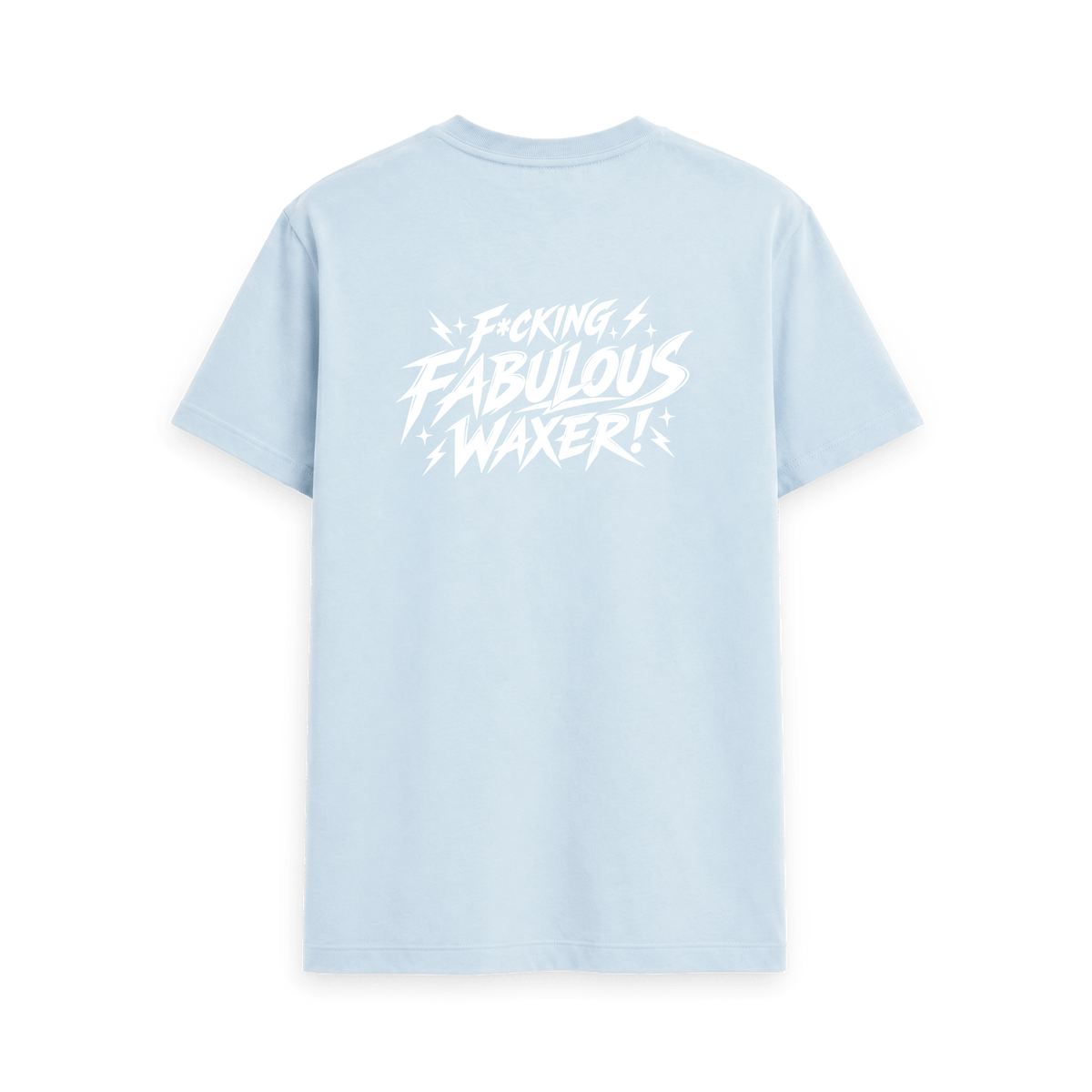 Sky Blue Printed T-shirt Back