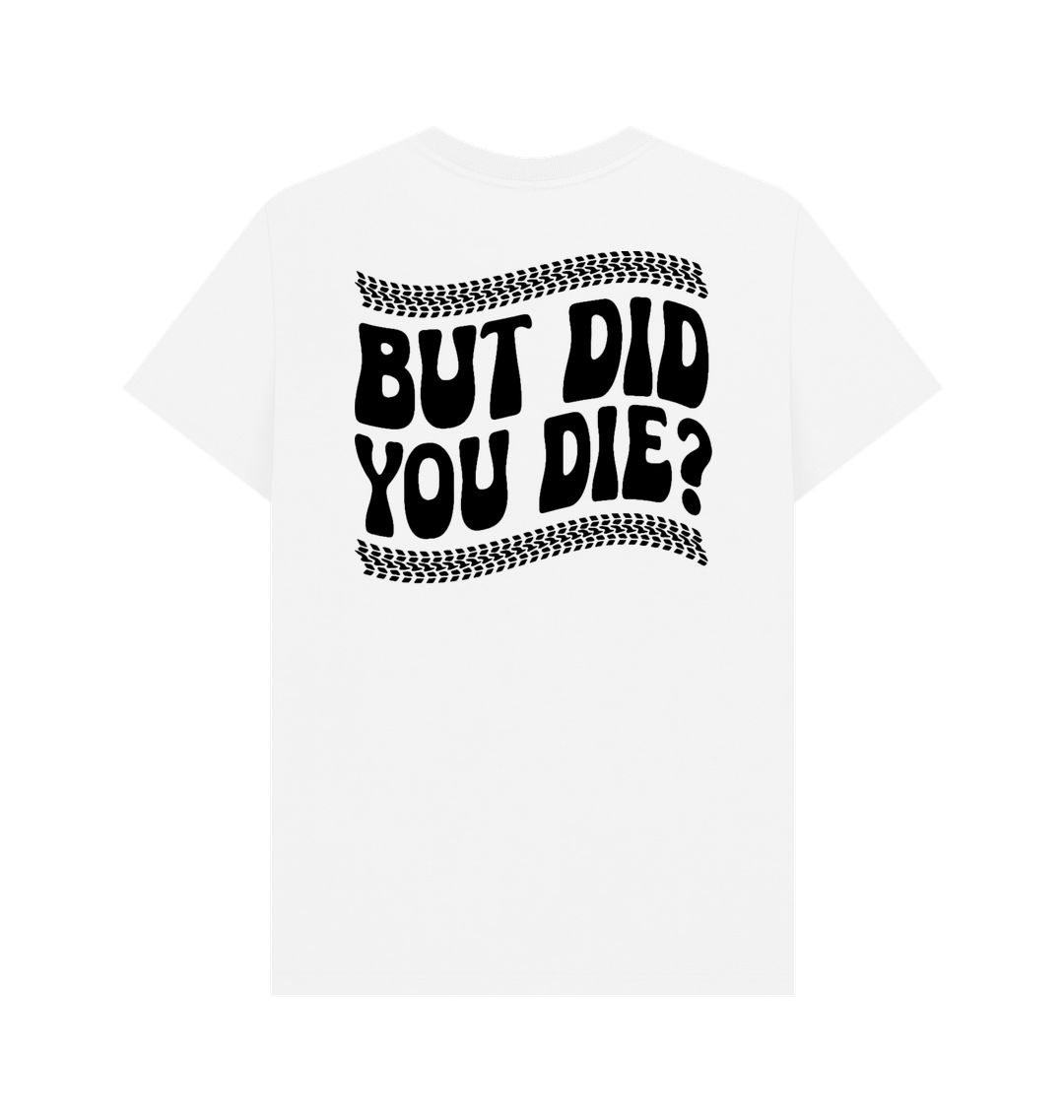 White Printed T-shirt Back