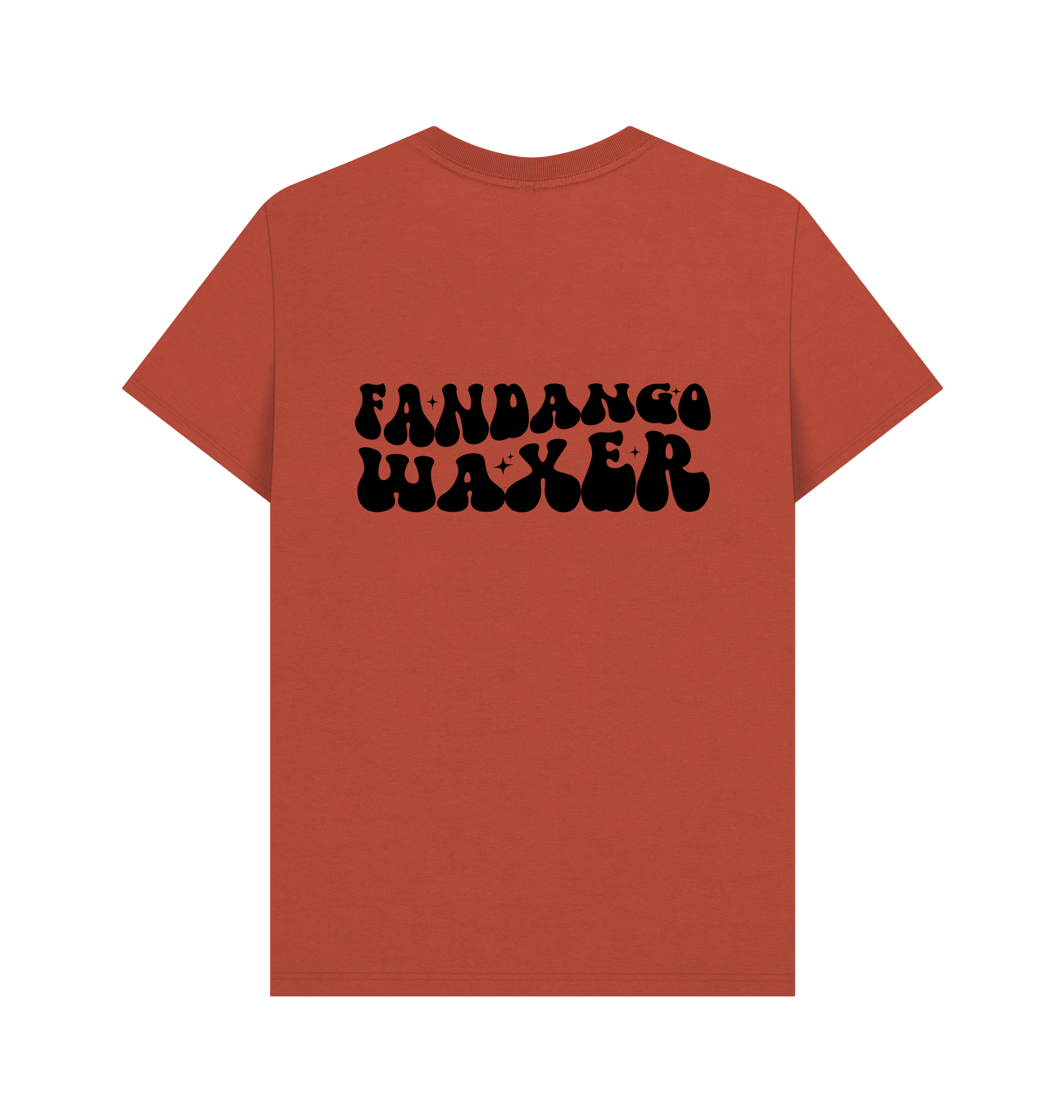 Rust Printed T-shirt Back