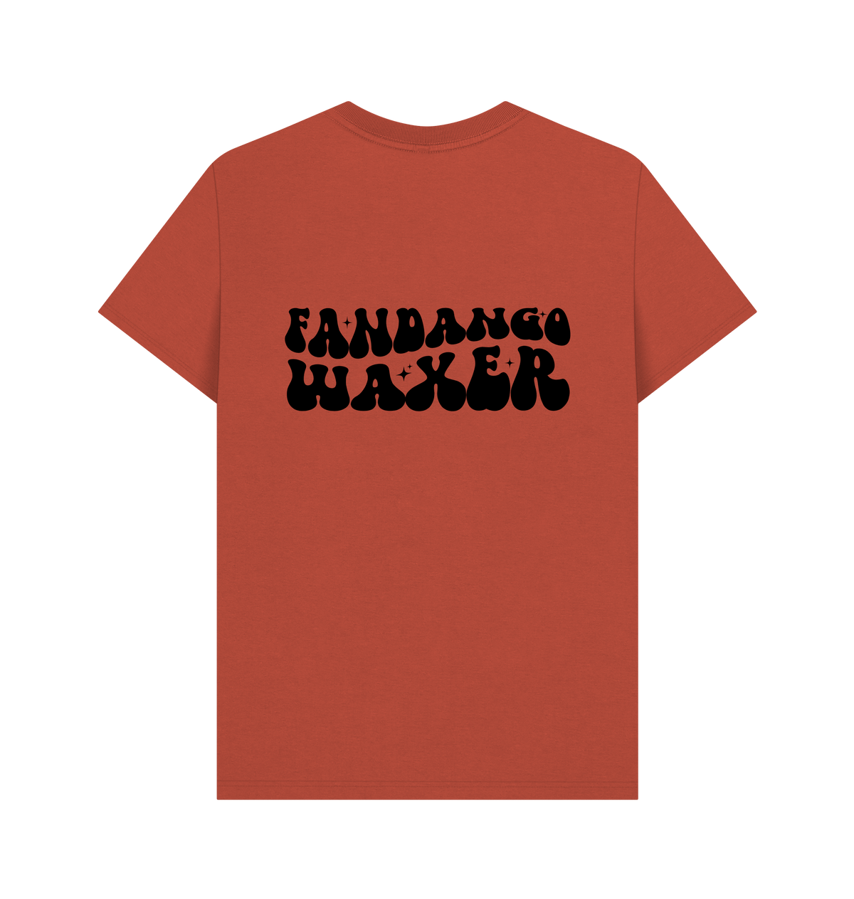Rust Printed T-shirt Back