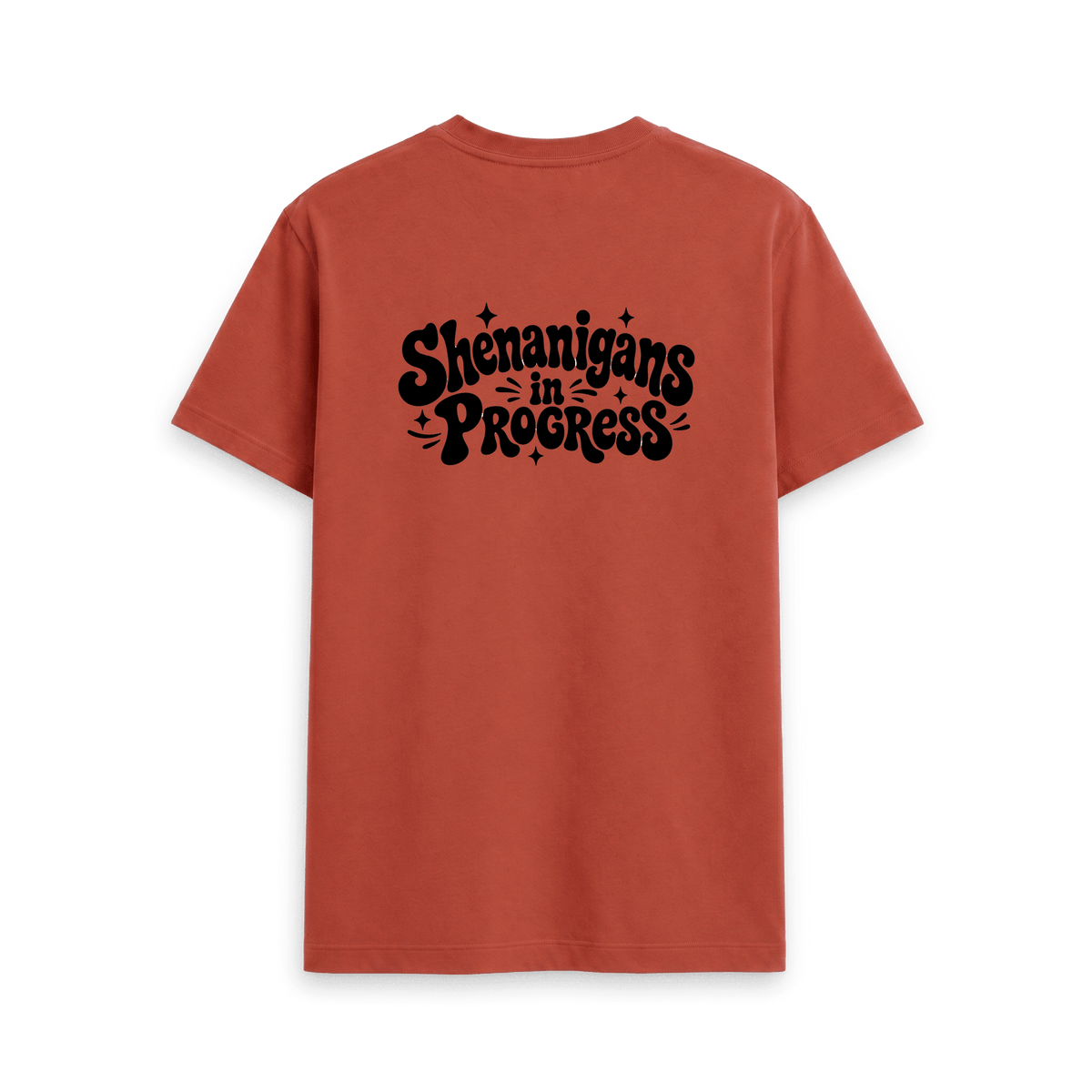 Rust Printed T-shirt Back