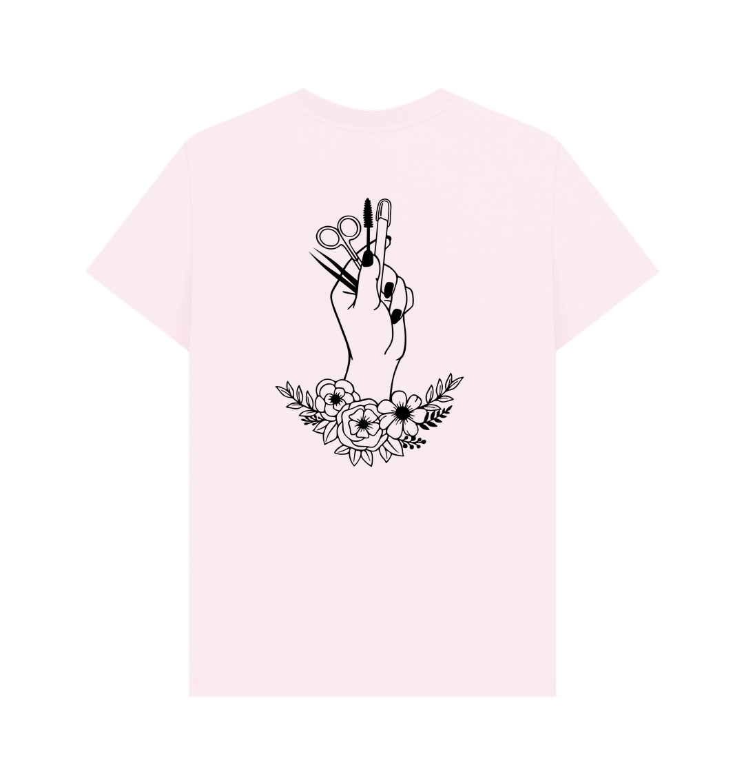 Pink Printed T-shirt Back