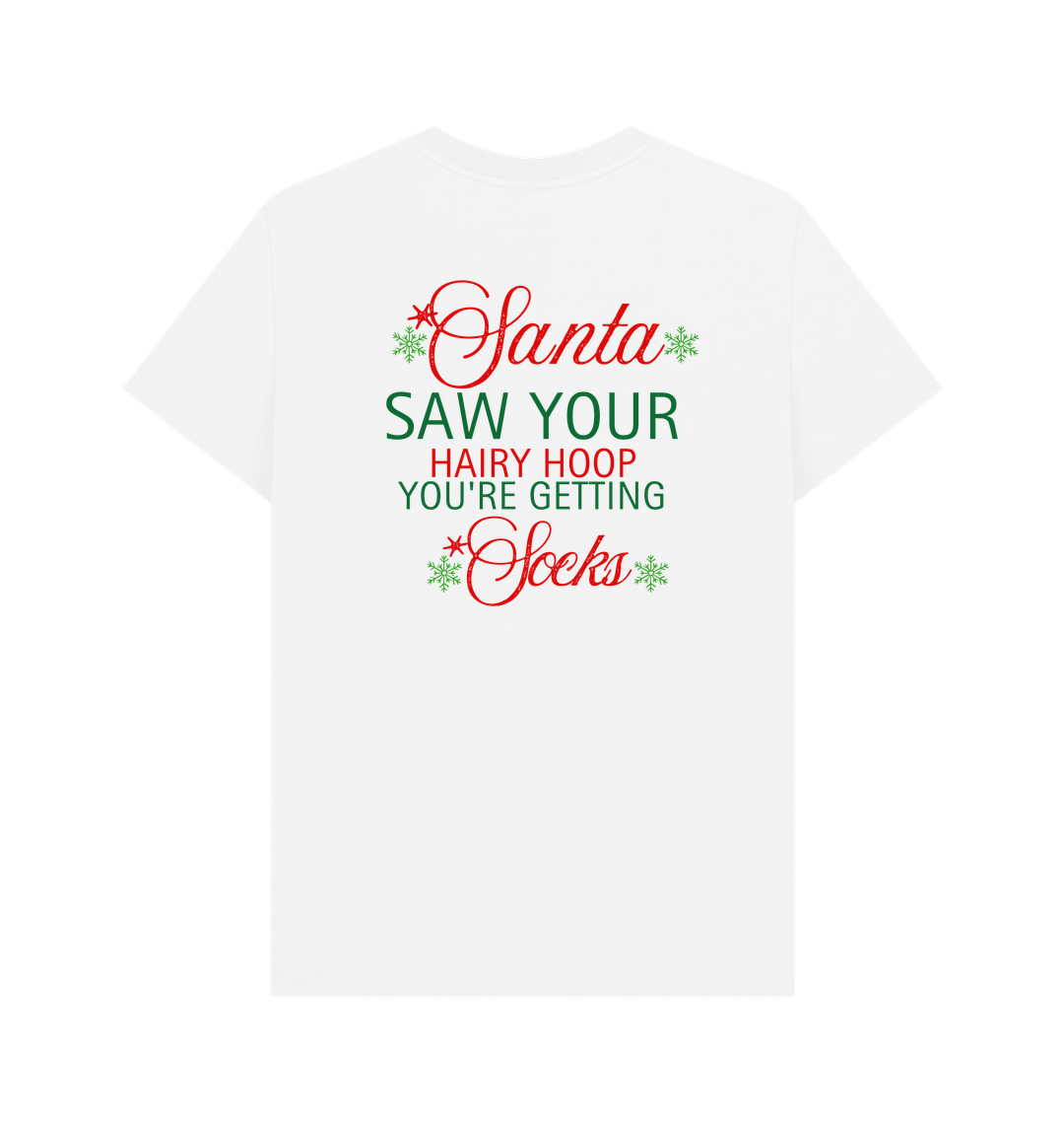 White Printed T-shirt Back