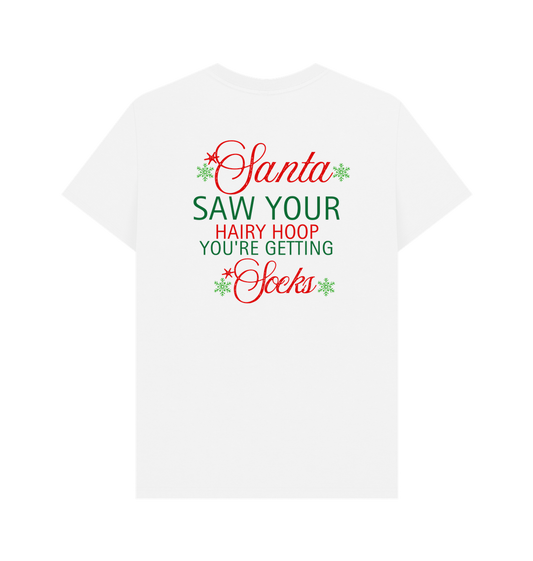 White Printed T-shirt Back