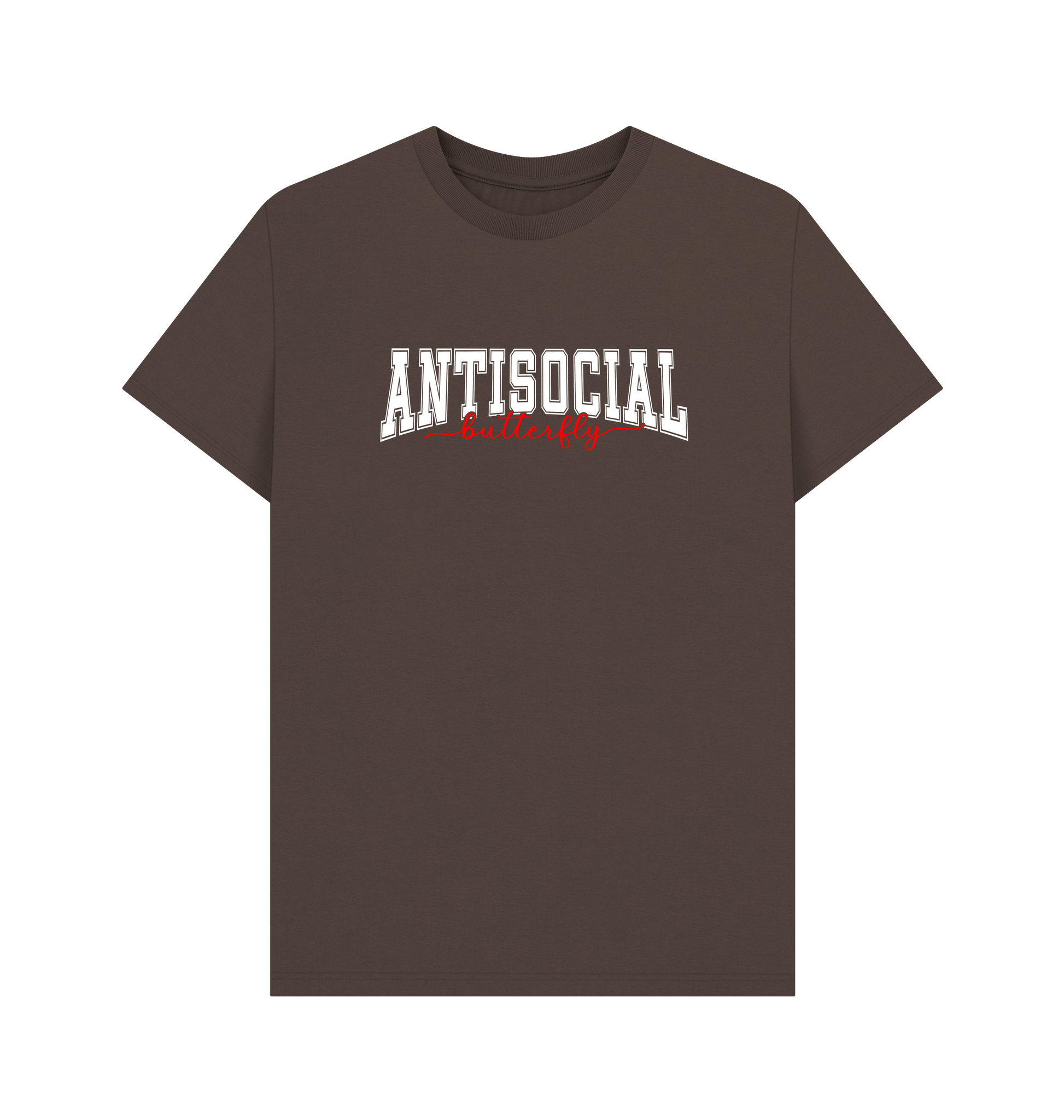 Chocolate Printed T-shirt Front