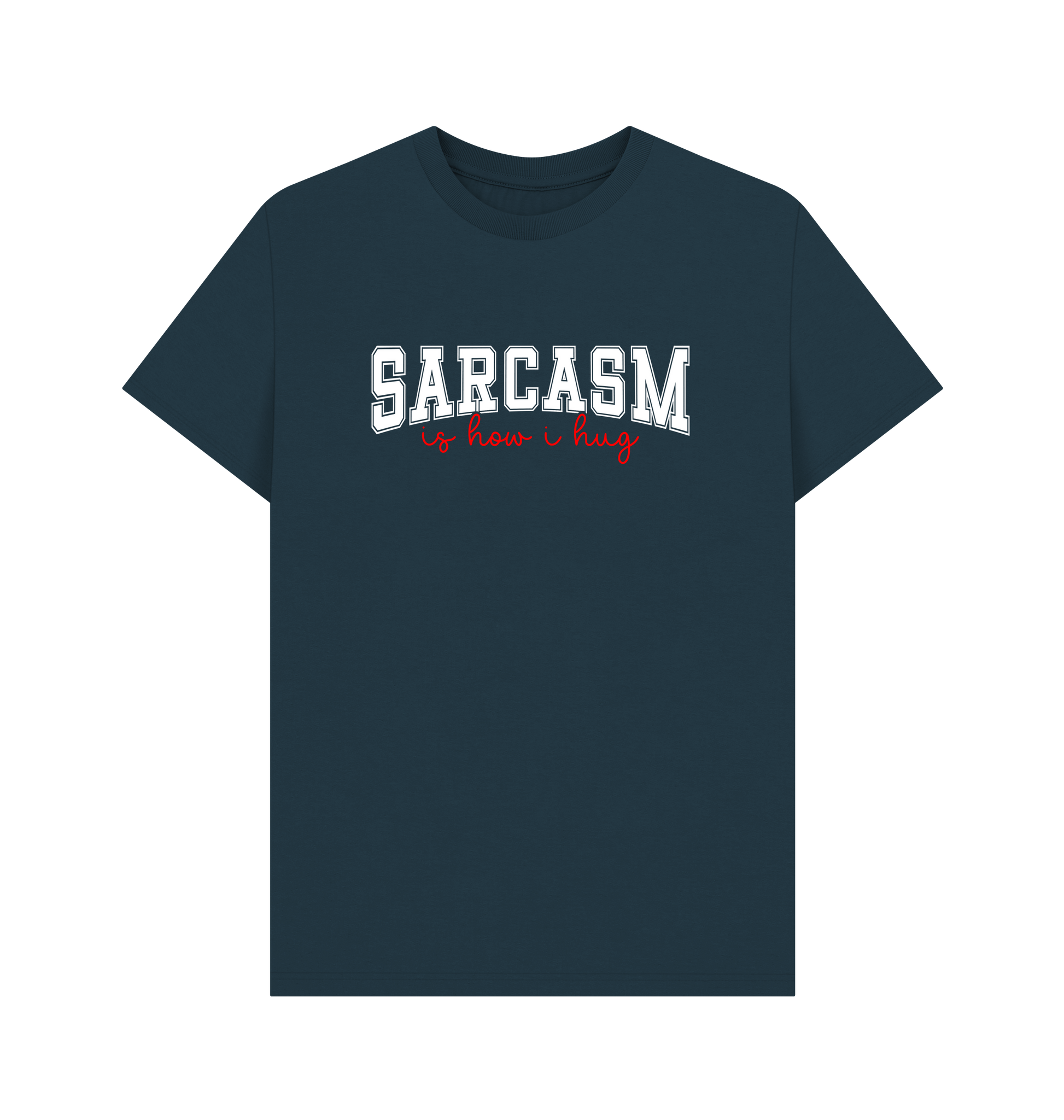 Denim Blue Printed T-shirt Front