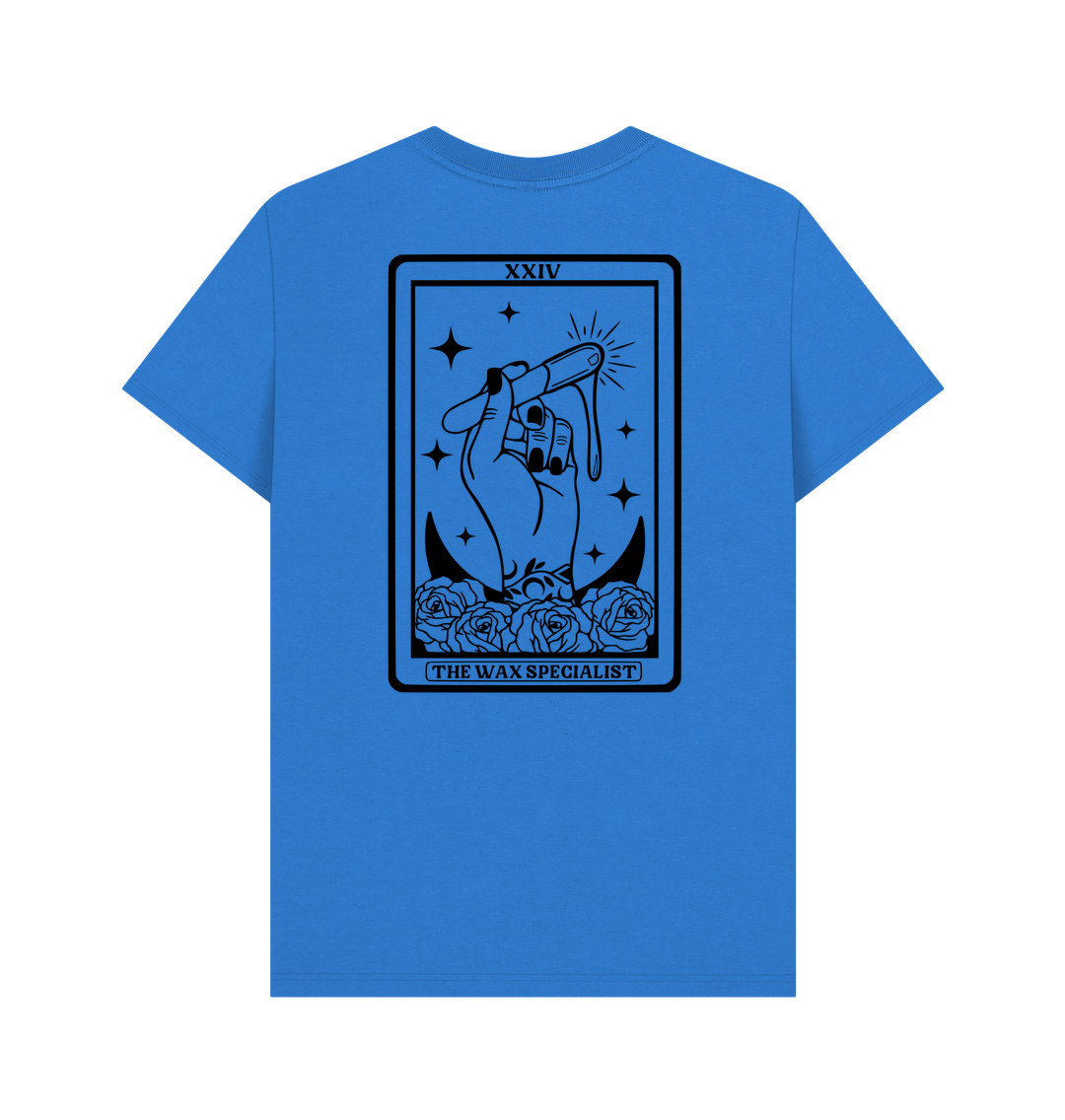 Bright Blue Printed T-shirt Back
