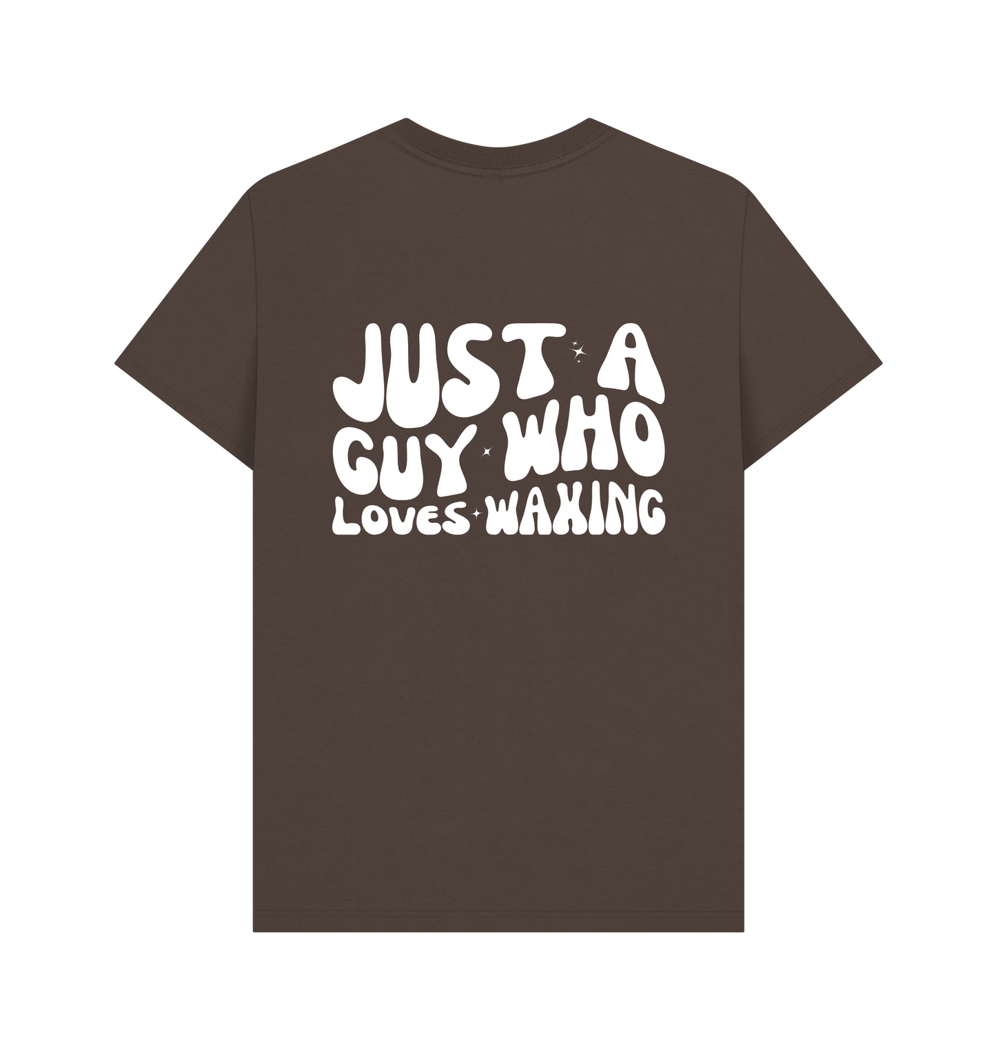 Chocolate Printed T-shirt Back