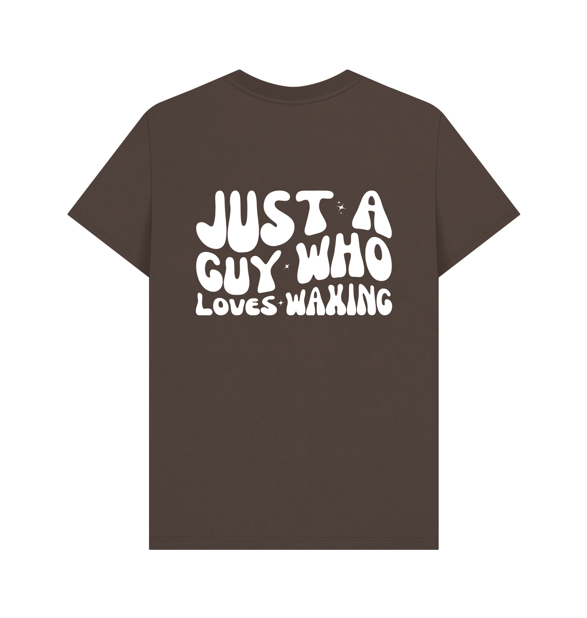 Chocolate Printed T-shirt Back