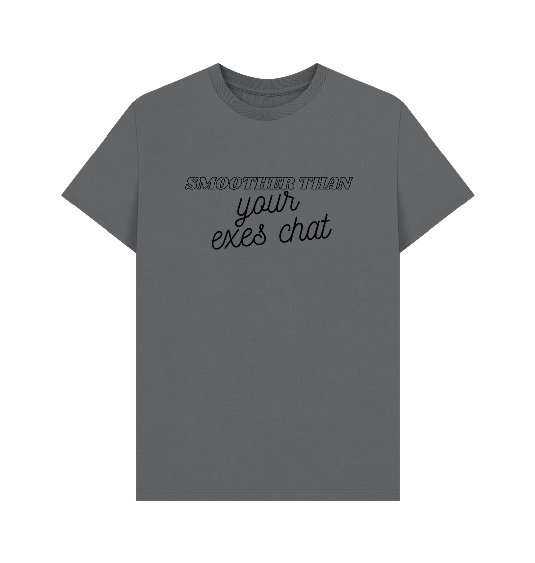 Slate Grey Printed T-shirt Front