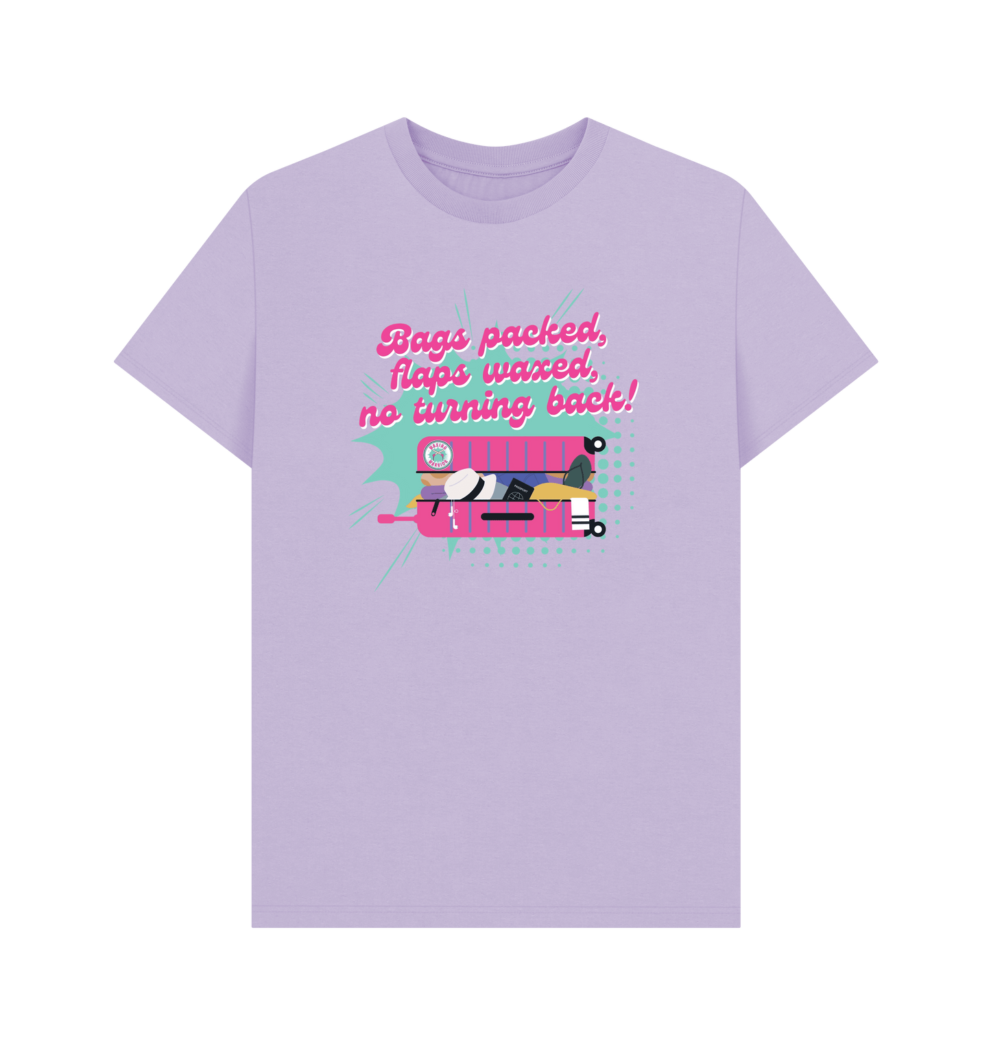 Lilac Printed T-shirt Front