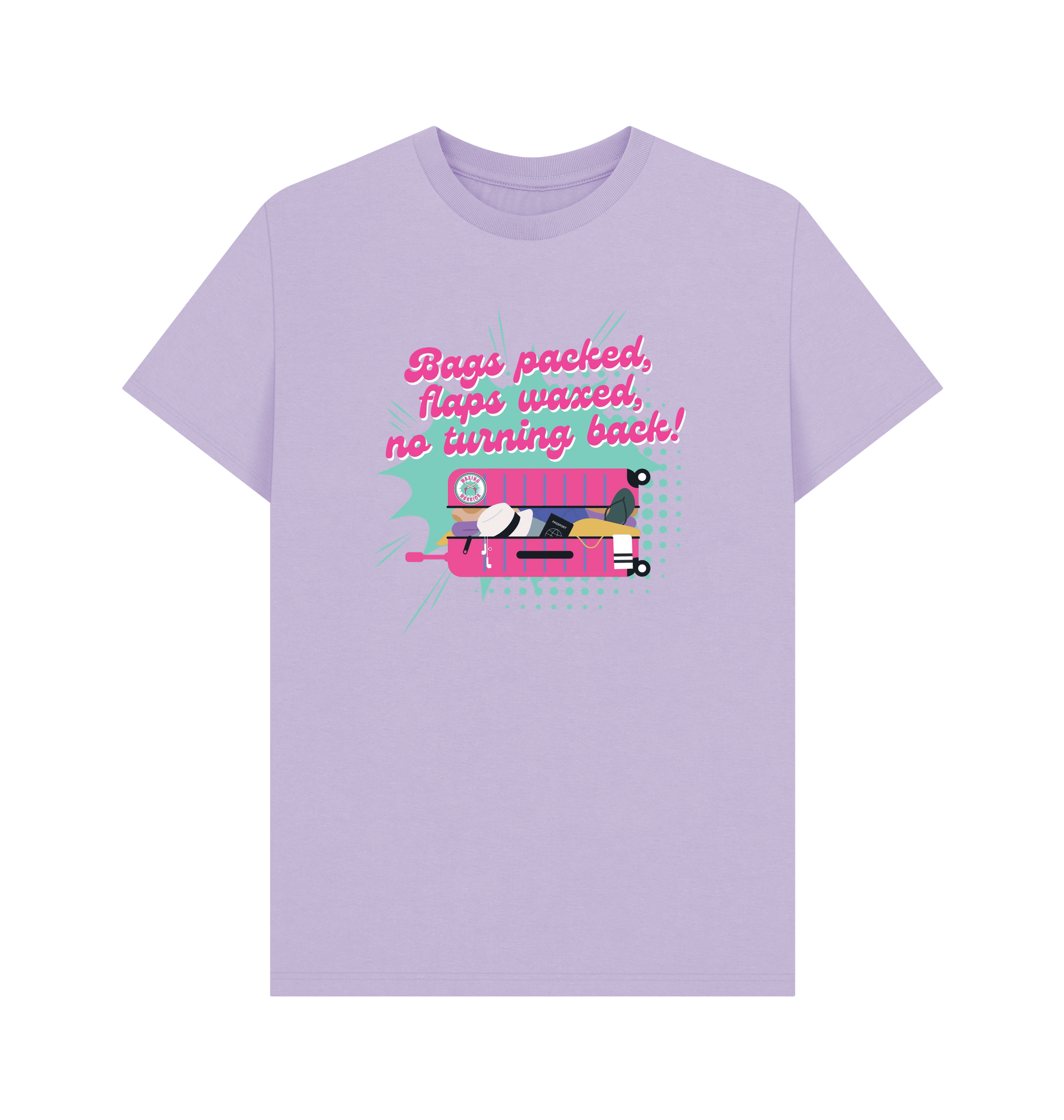 Lilac Printed T-shirt Front