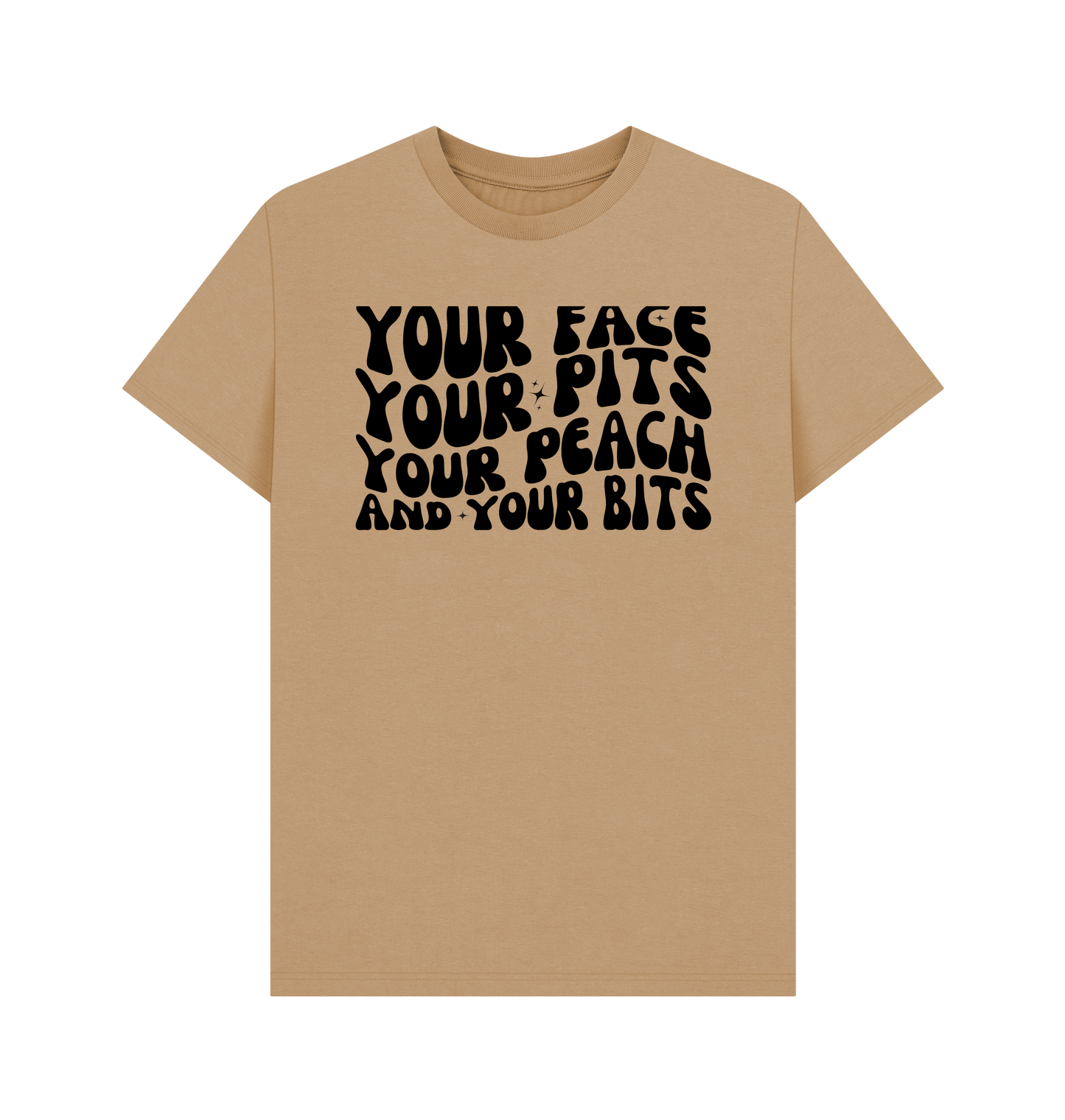 Sand Printed T-shirt Front