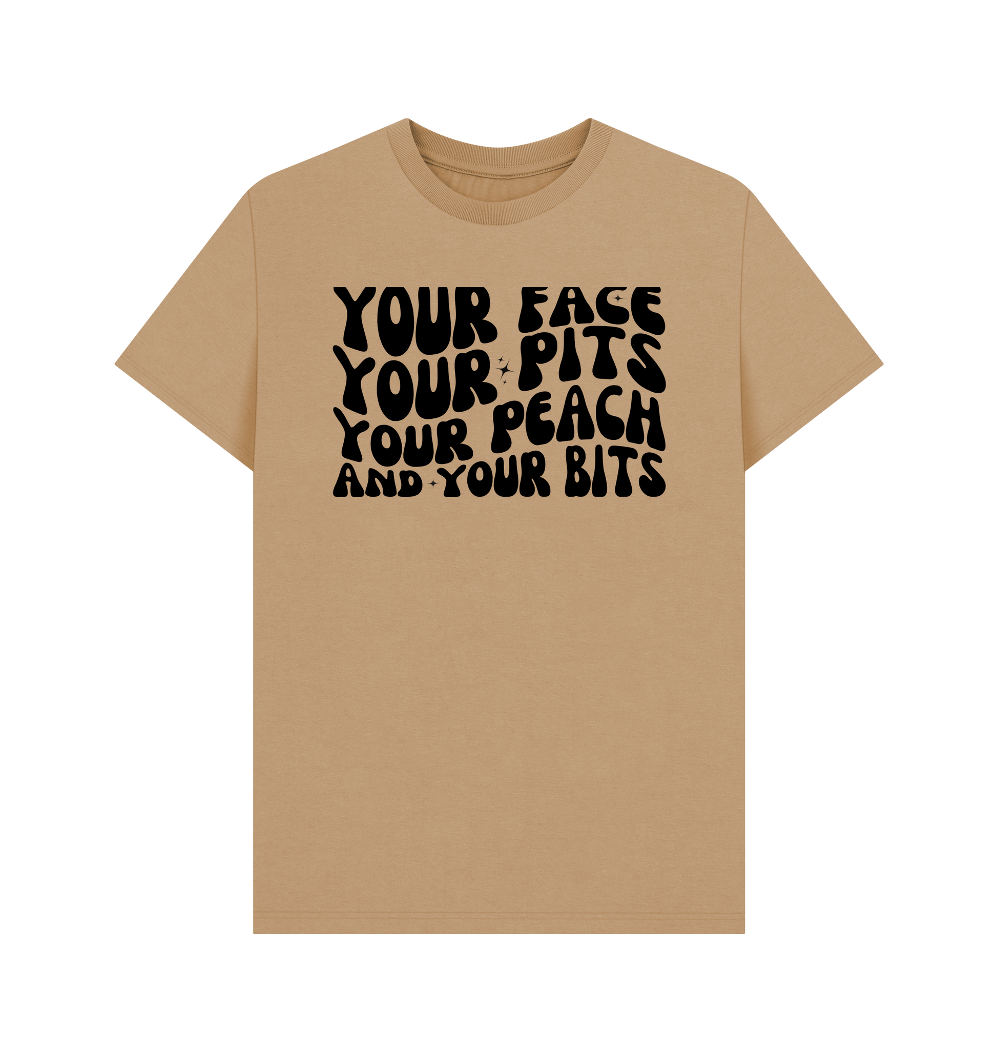 Sand Printed T-shirt Front