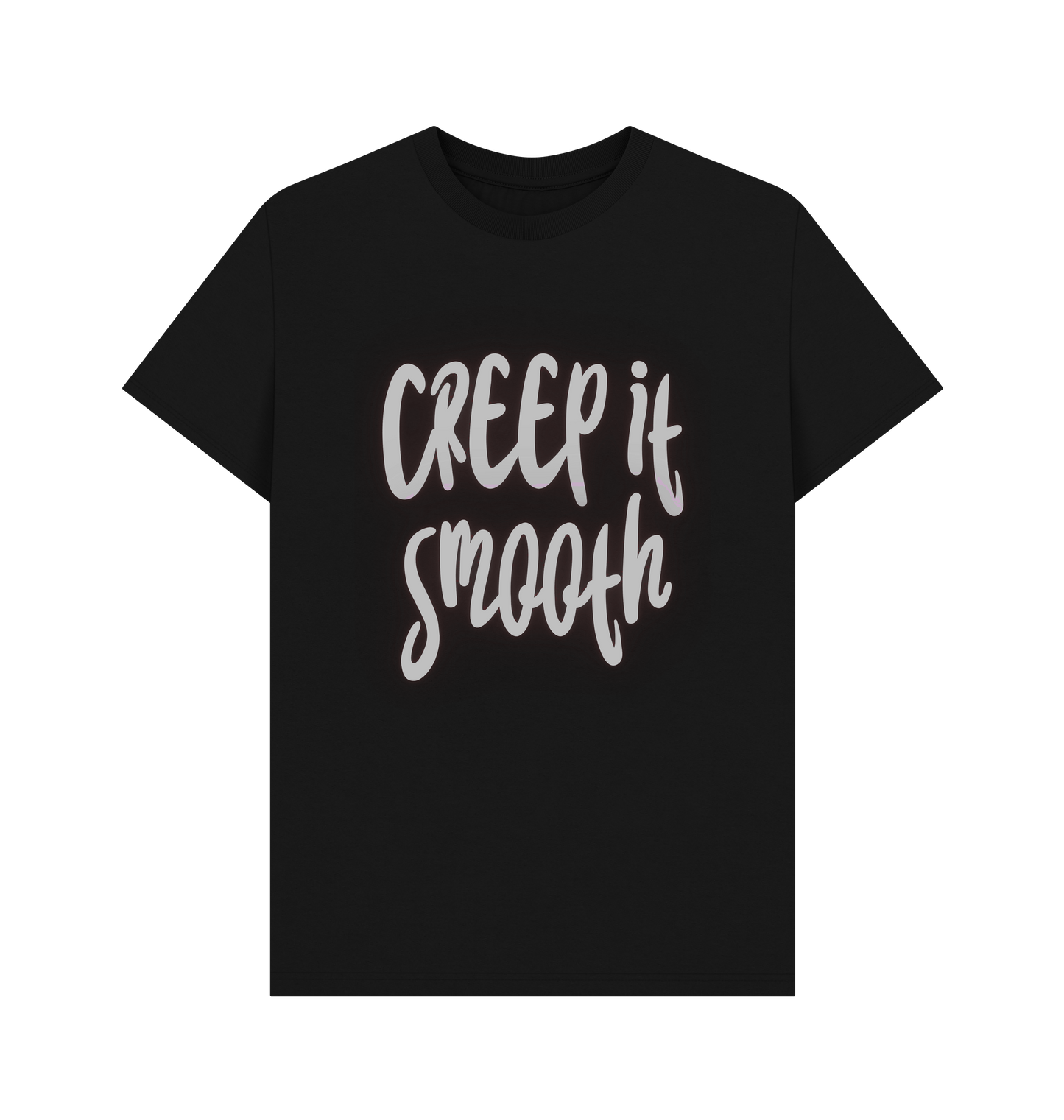 Black Printed T-shirt Front