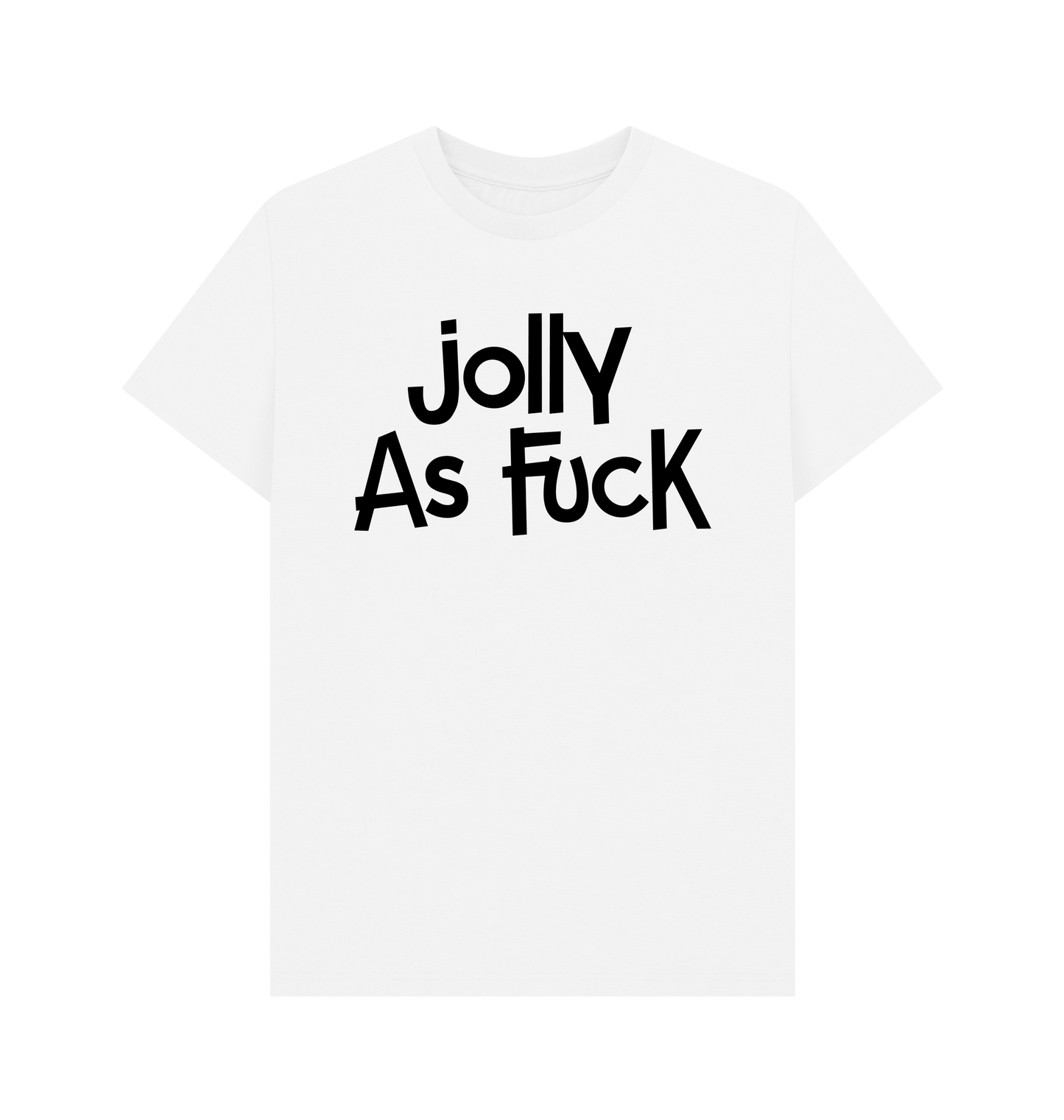 White Printed T-shirt Front