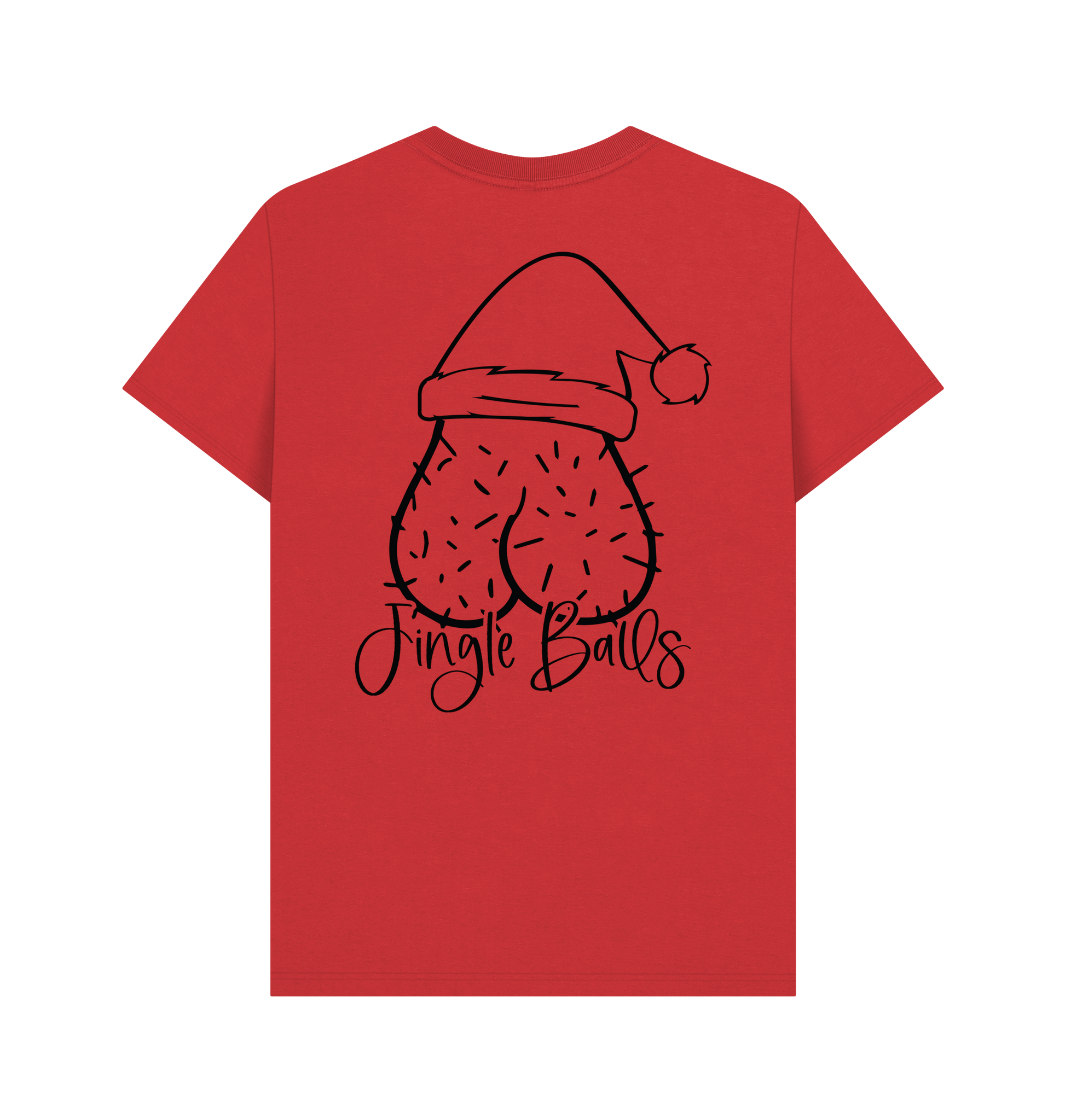 Red Printed T-shirt Back