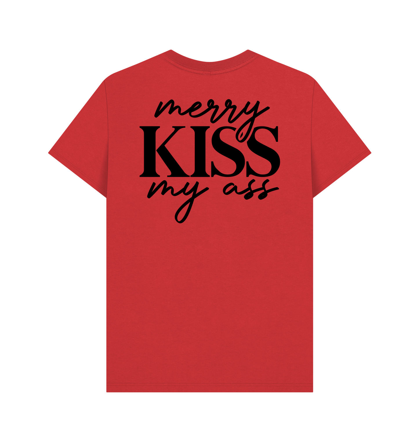 Red Printed T-shirt Back