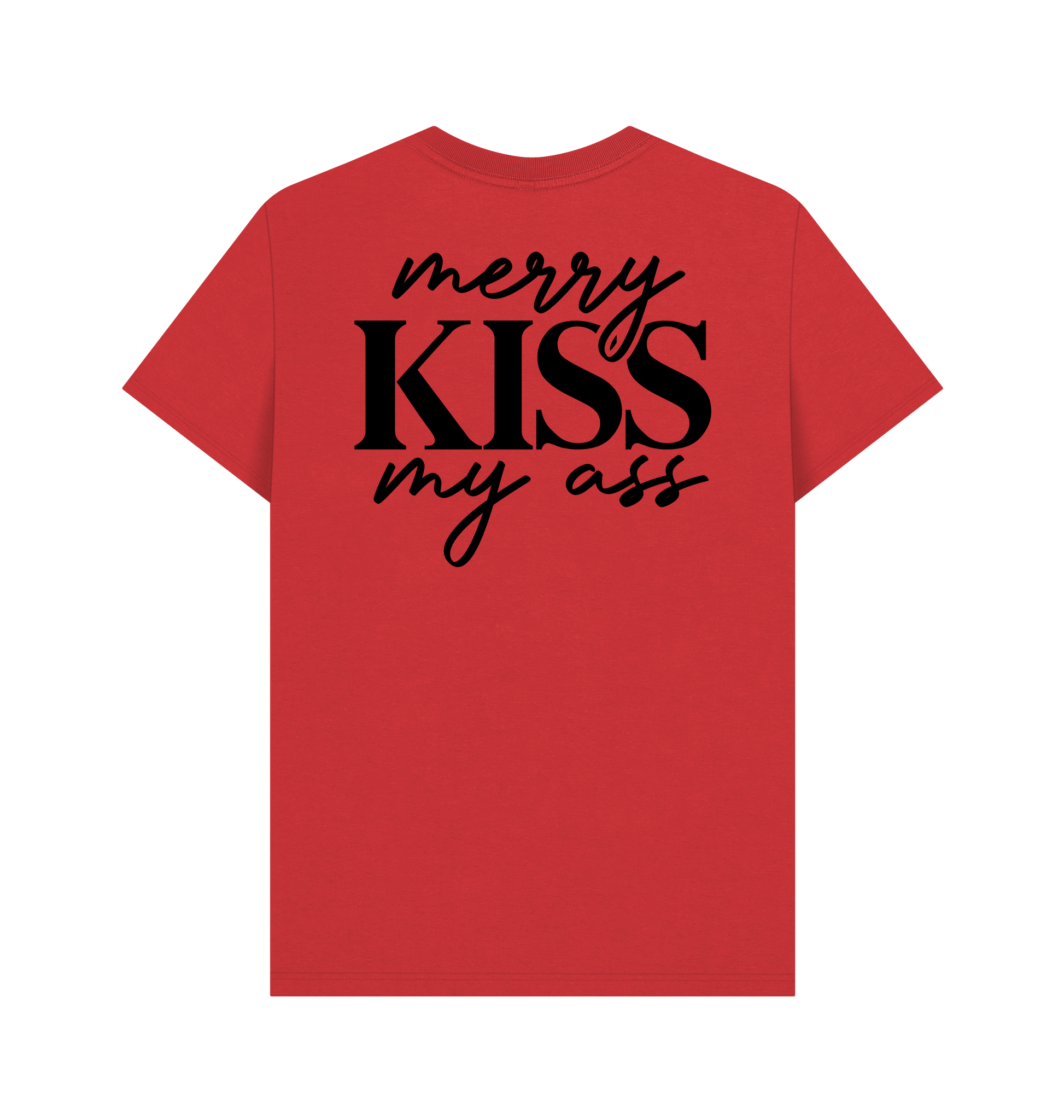 Red Printed T-shirt Back