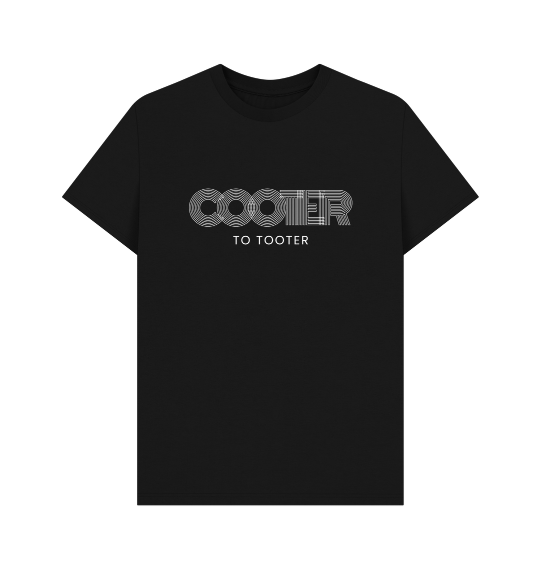 Black Printed T-shirt Front