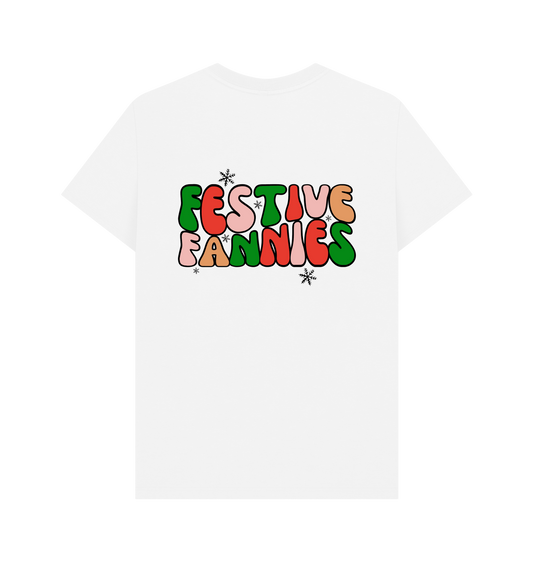 White Printed T-shirt Back